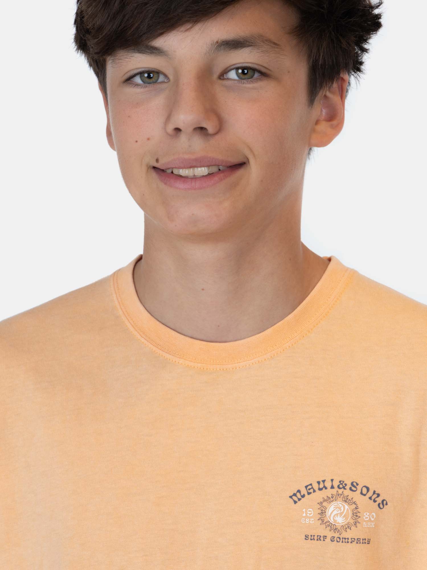 POLERA MC SUNCORE NARANJA INFANTIL MAUI AND SONS - 3