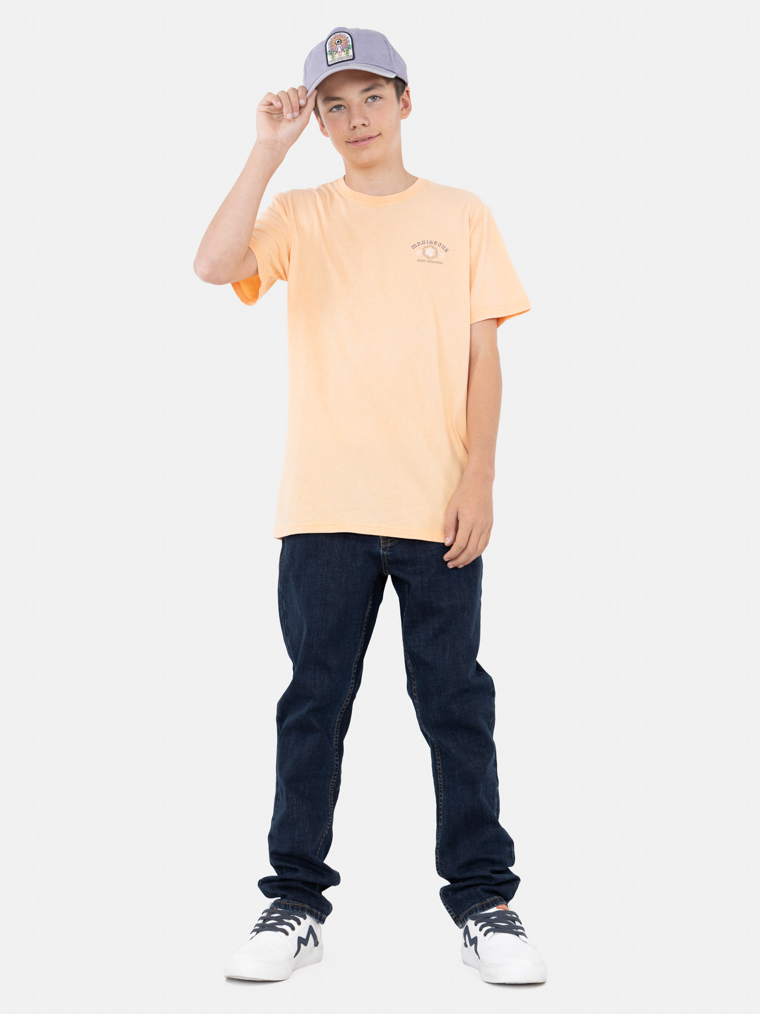 POLERA MC SUNCORE NARANJA INFANTIL MAUI AND SONS - 4