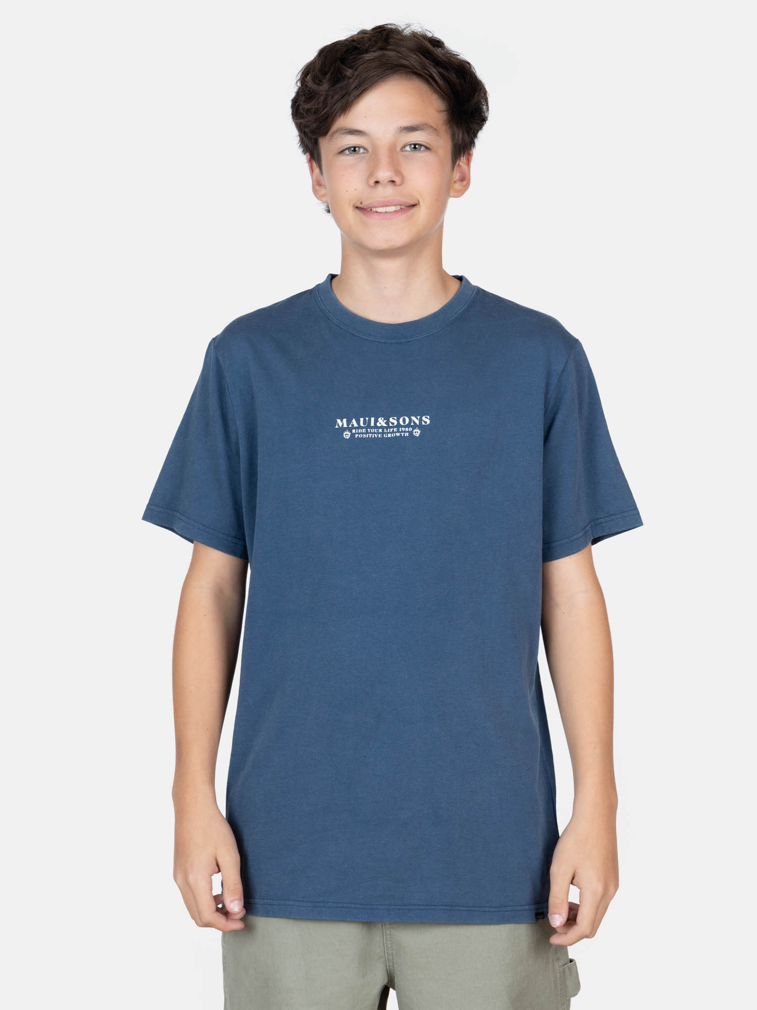 POLERA MC SOLSKYN AZUL INFANTIL MAUI AND SONS - 1