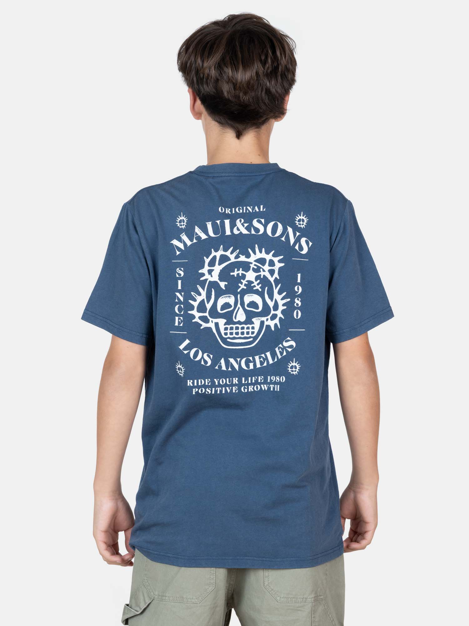POLERA MC SOLSKYN AZUL INFANTIL MAUI AND SONS - 2