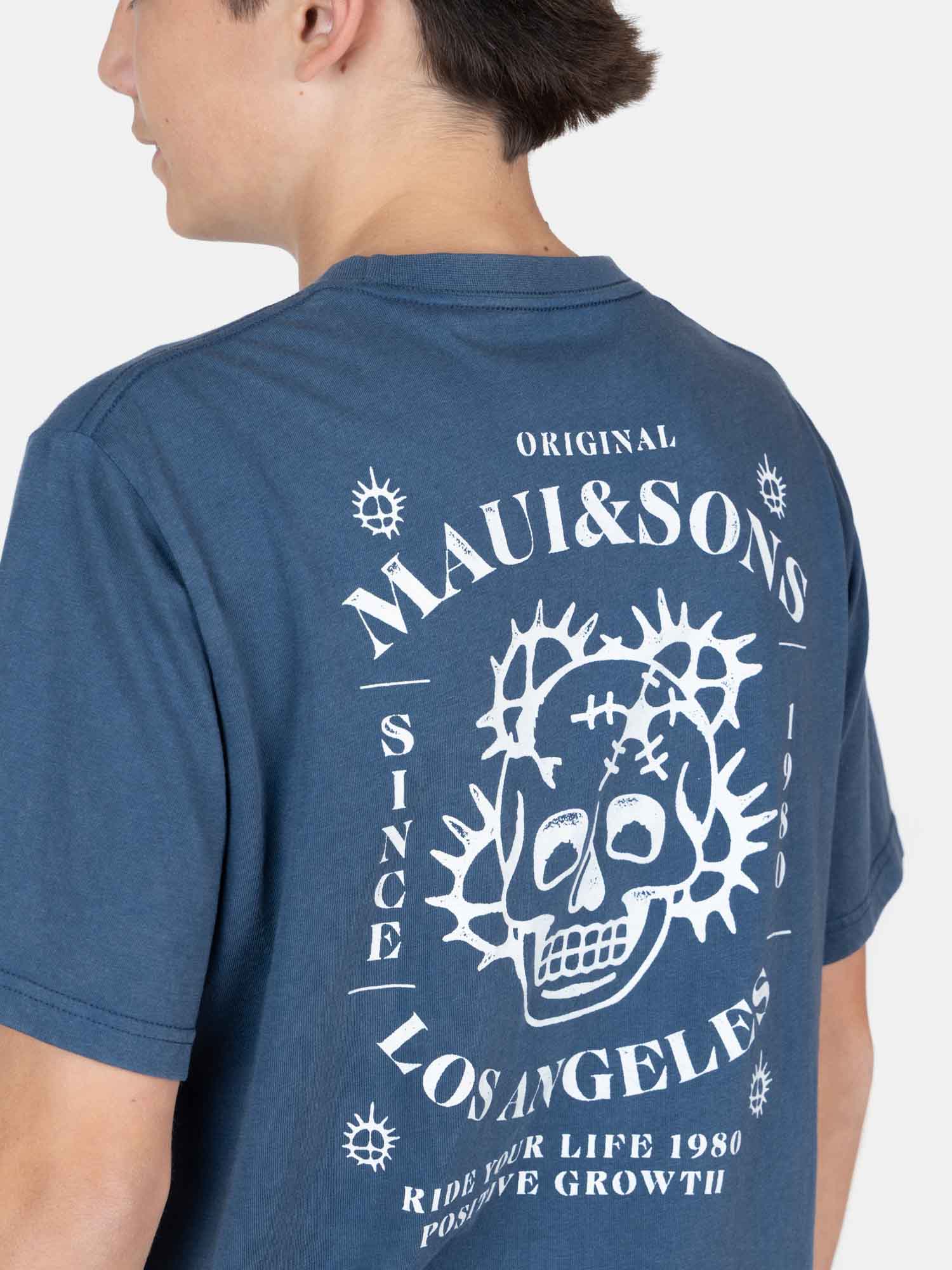 POLERA MC SOLSKYN AZUL INFANTIL MAUI AND SONS - 3