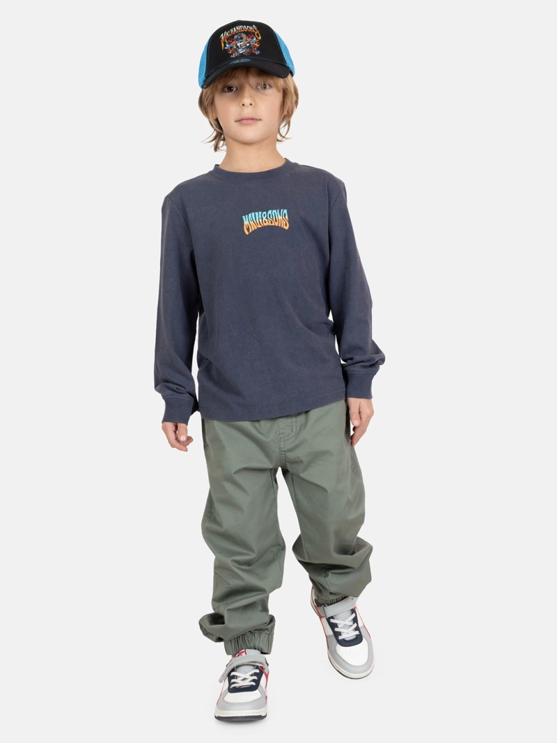 POLERA SPLASHY ML AZUL INFANTIL MAUI AND SONS - 4