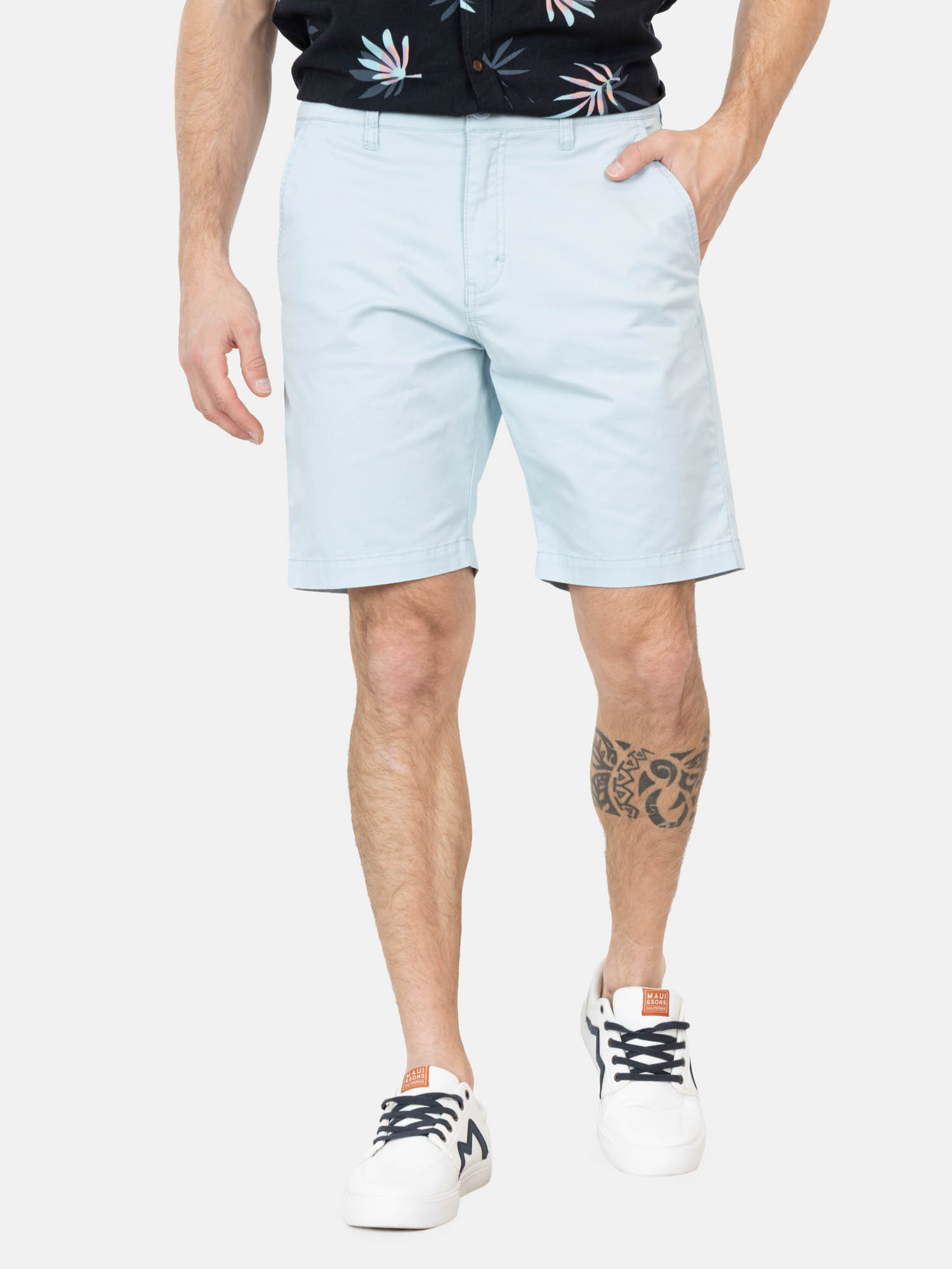 BERMUDA MAKOA TURQUESA HOMBRE MAUI AND SONS - 1