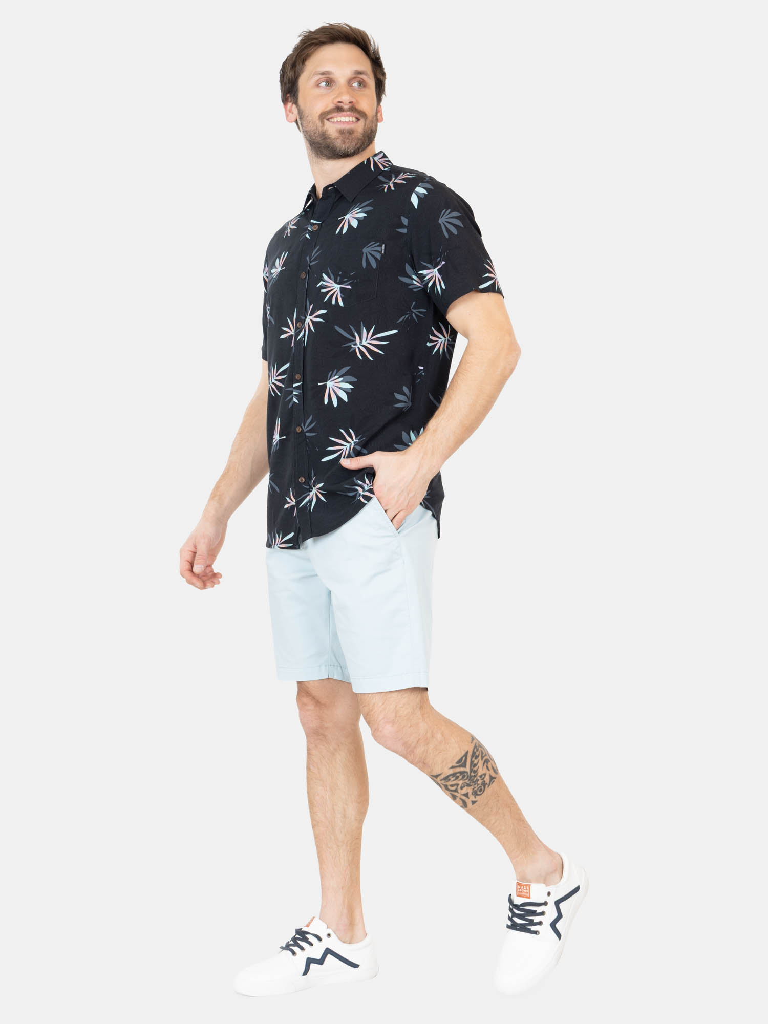 BERMUDA MAKOA TURQUESA HOMBRE MAUI AND SONS - 4