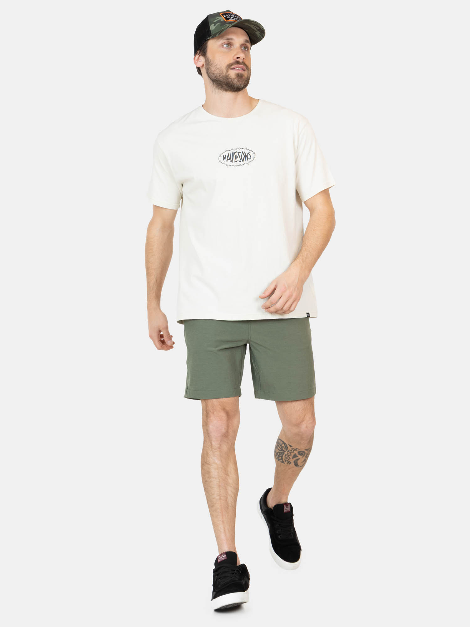 BERMUDA ONYX VERDE HOMBRE MAUI AND SONS - 4