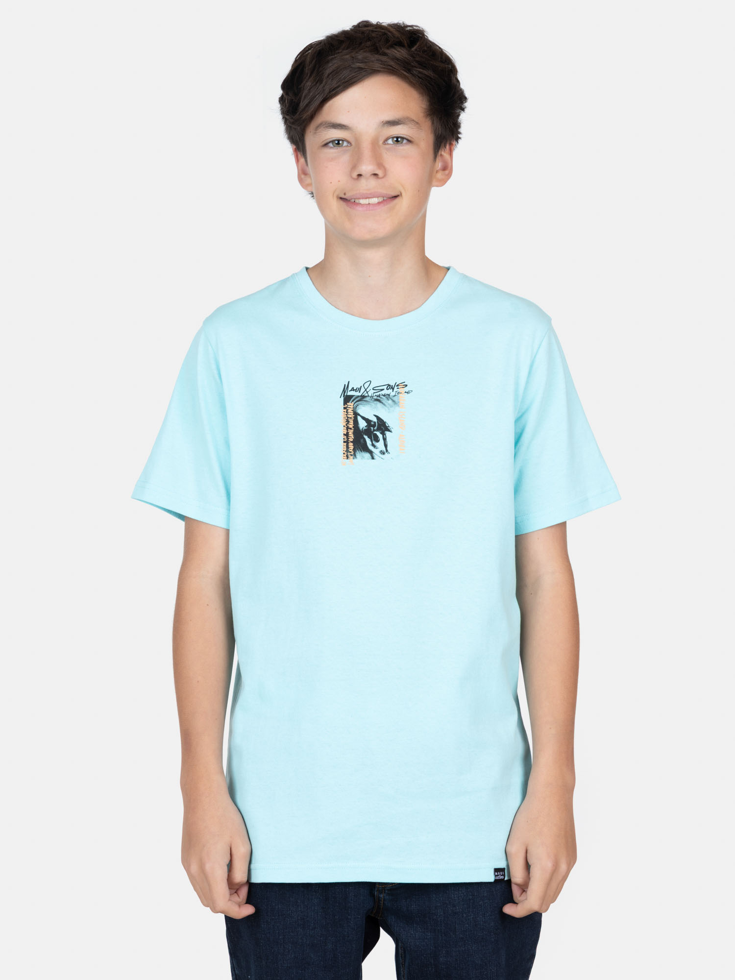 POLERA MC SOLRISE CELESTE INFANTIL MAUI AND SONS - 1