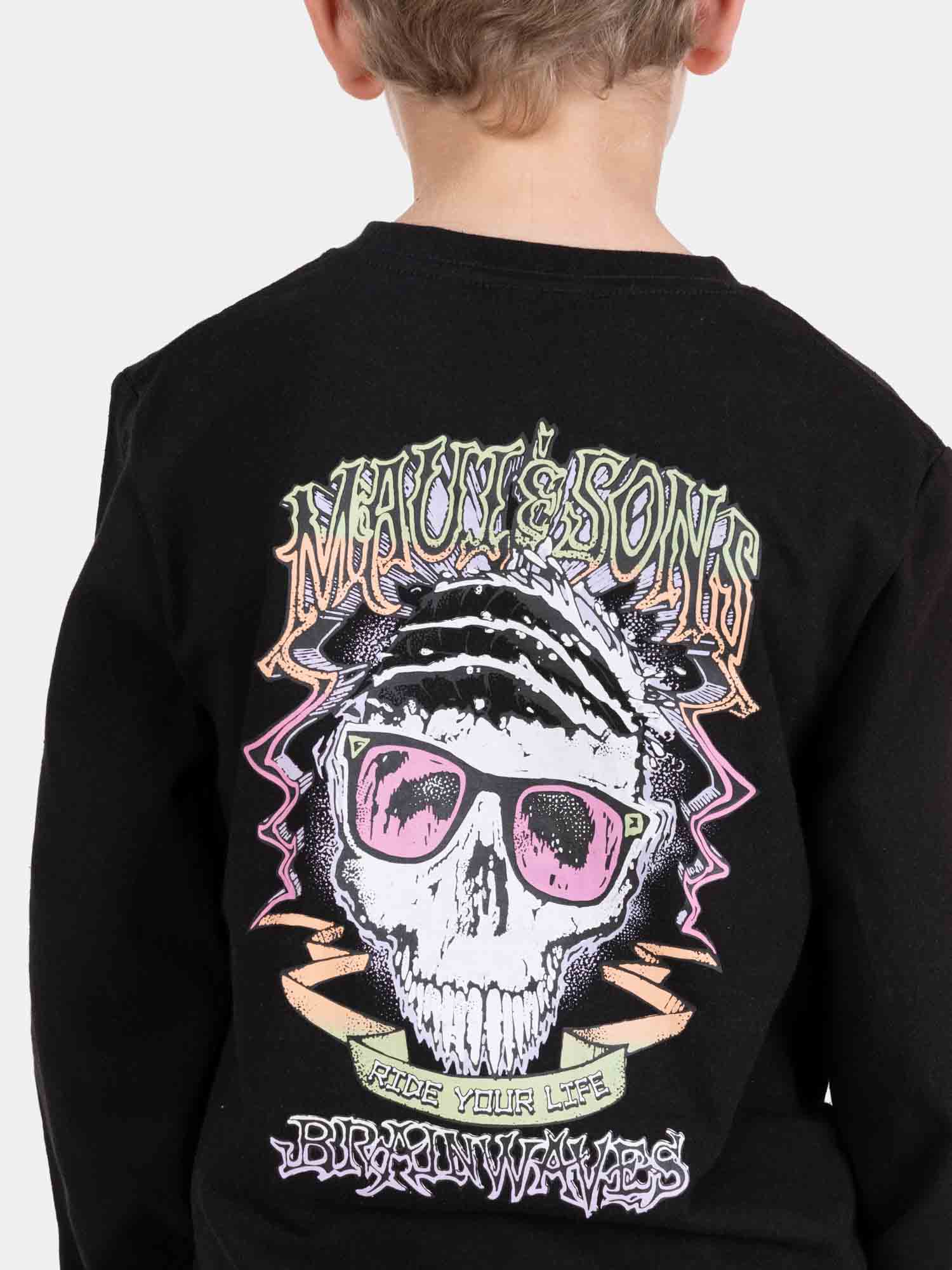 POLERA ML OHANIX NEGRO INFANTIL MAUI AND SONS - 3