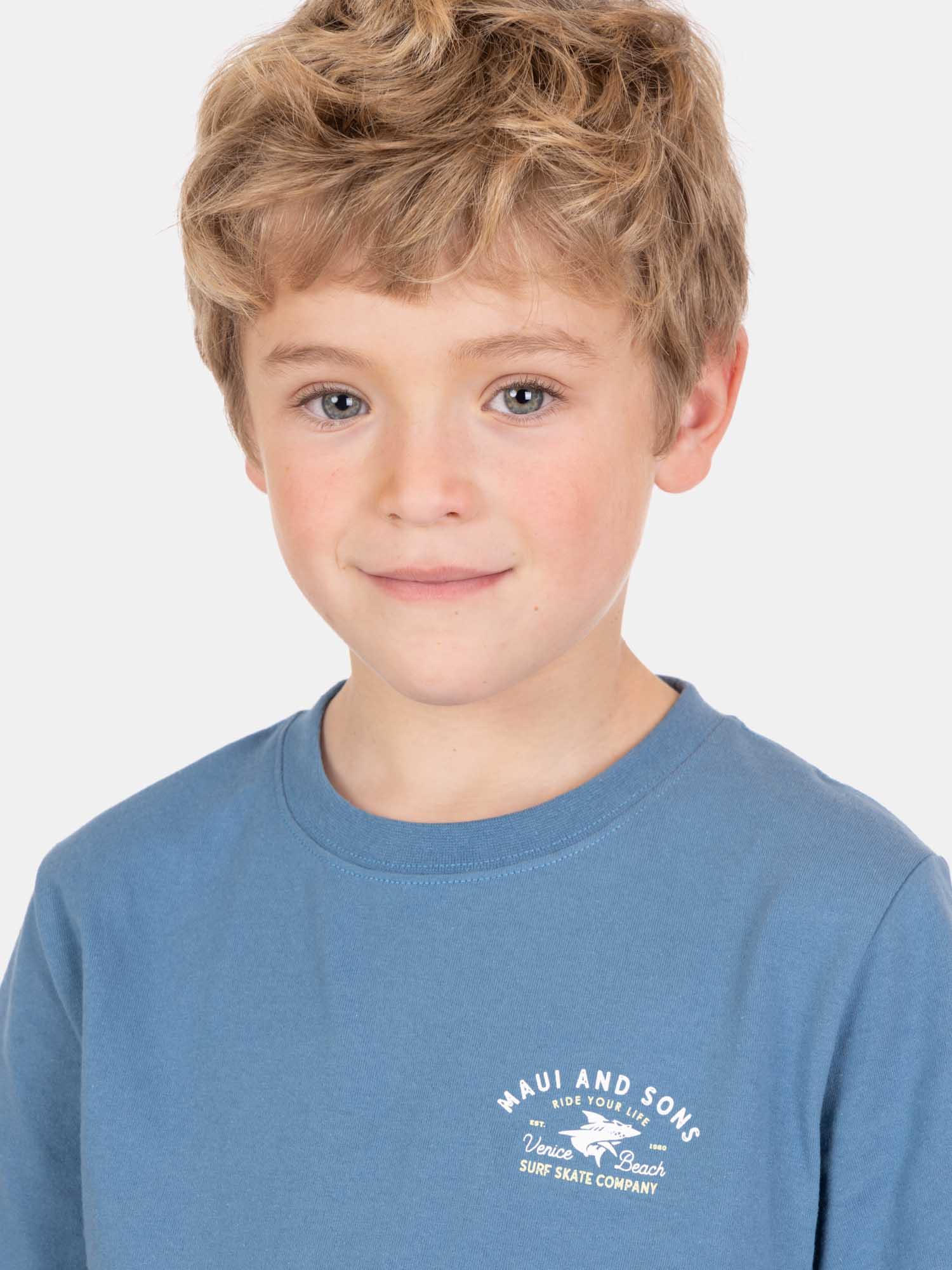 POLERA MC SOLATEK AZUL INFANTIL MAUI AND SONS - 3