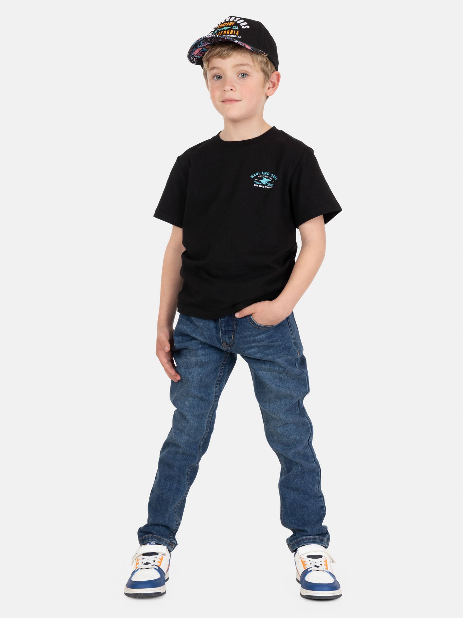 POLERA MC SOLATEK NEGRO INFANTIL MAUI AND SONS - 4