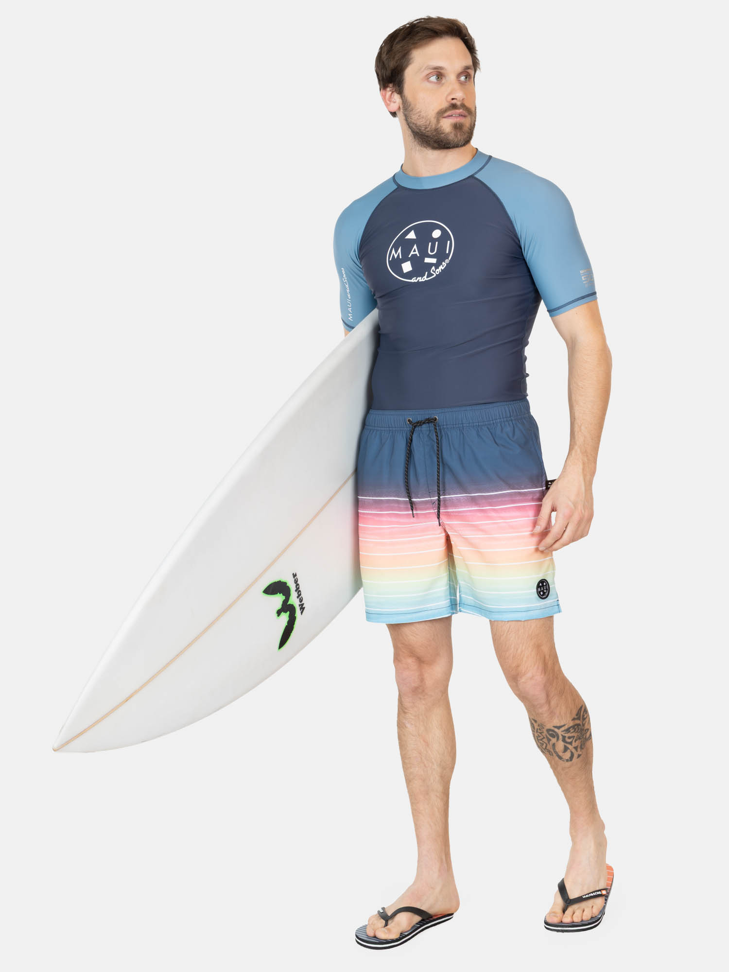 TRAJE DE BAÑO KAILOVE MULTICOLOR HOMBRE MAUI AND SONS - 4