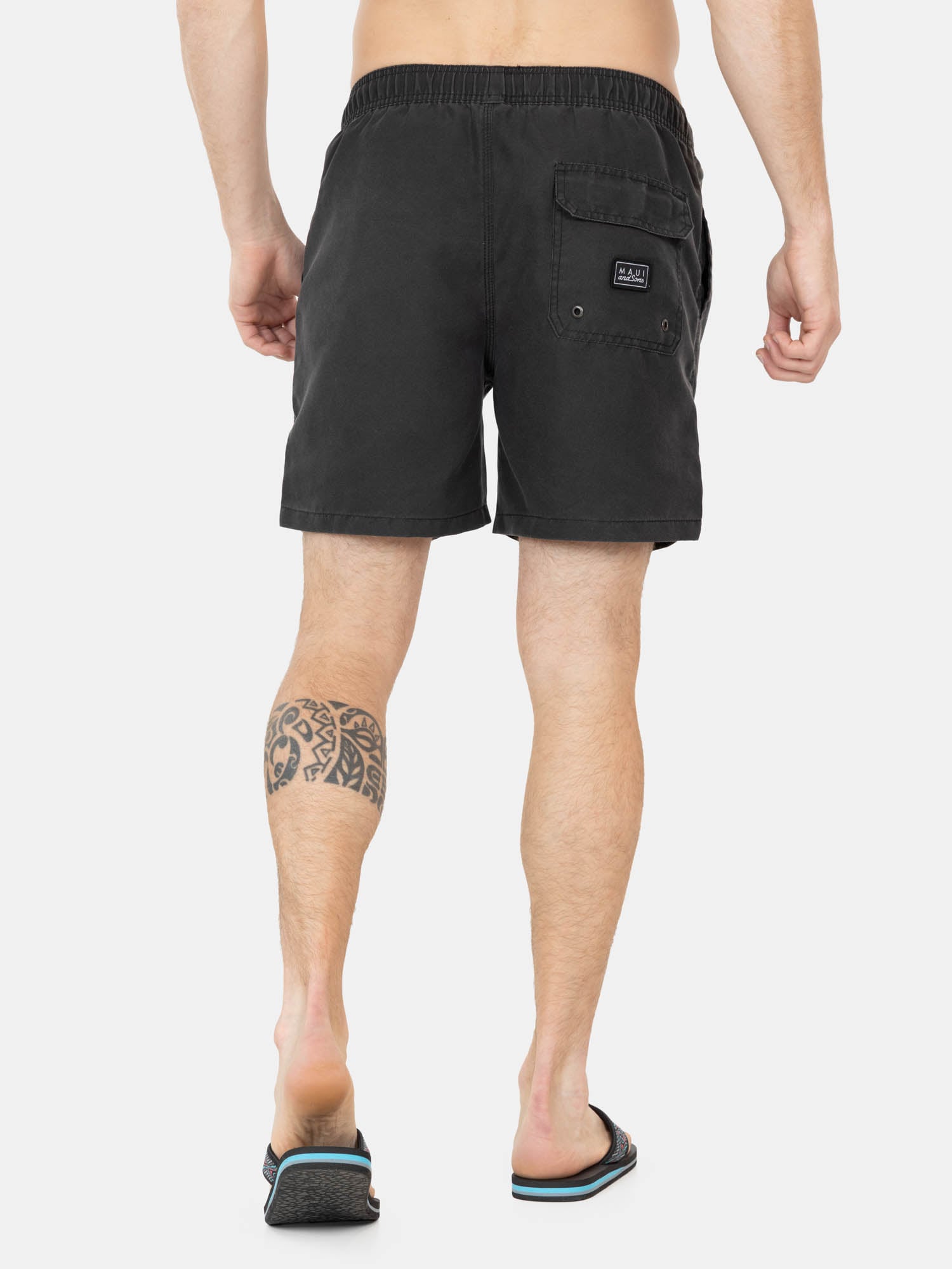 TRAJE DE BAÑO BRILUNA NEGRO HOMBRE MAUI AND SONS - 2