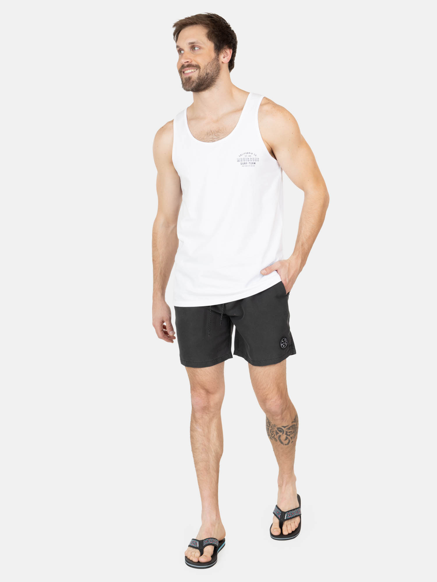 TRAJE DE BAÑO BRILUNA NEGRO HOMBRE MAUI AND SONS - 4