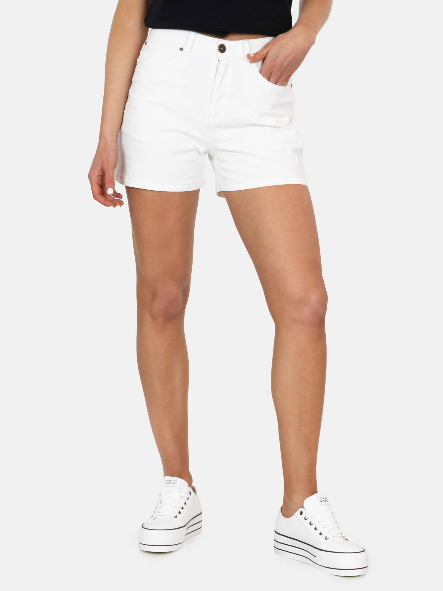 SHORT MISTRALEE BLANCO MUJER MAUI AND SONS - 1