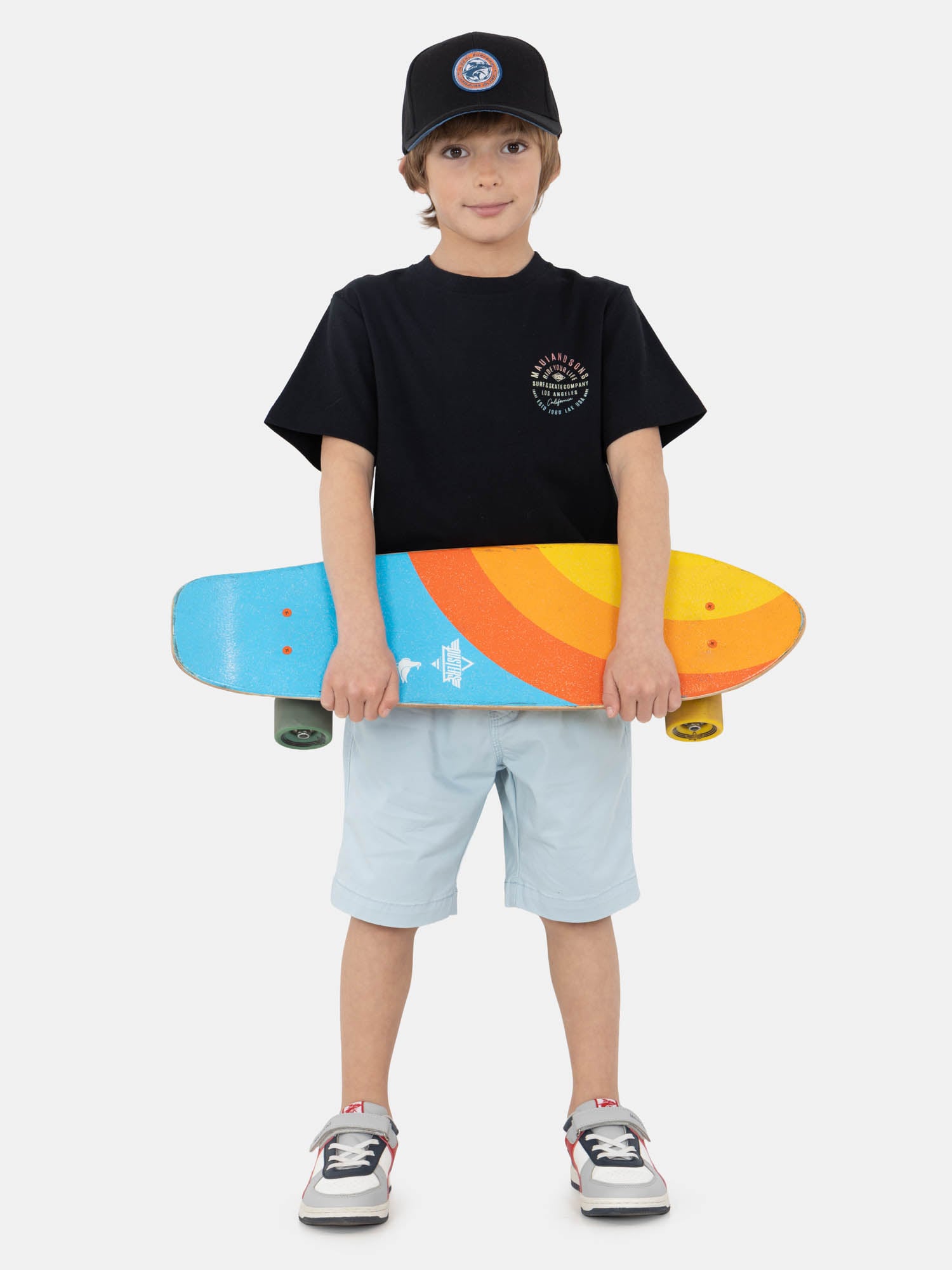 BERMUDA JOGGER BRIVIDA TURQUESA INFANTIL MAUI AND SONS - 4
