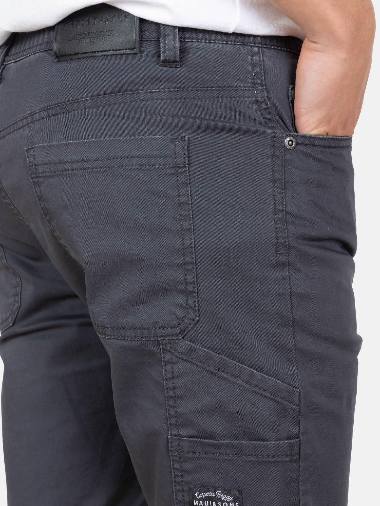 BERMUDA JOGGER AURALUZ GRIS INFANTIL MAUI AND SONS - 3