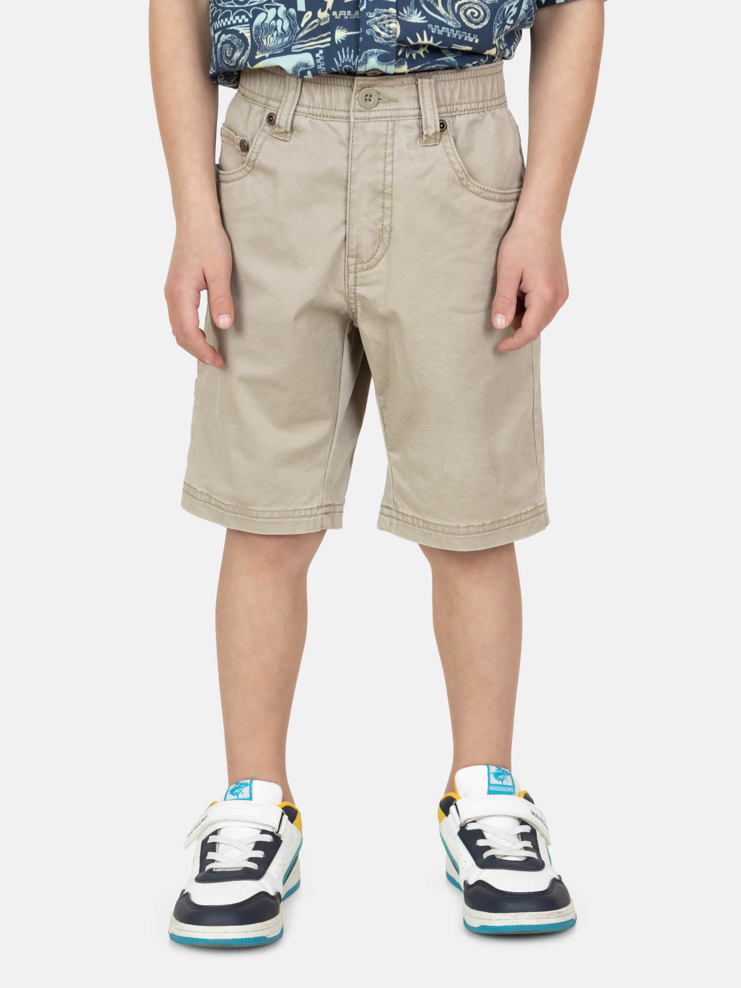 BERMUDA JOGGER VAHOLUX BEIGE INFANTIL MAUI AND SONS - 1