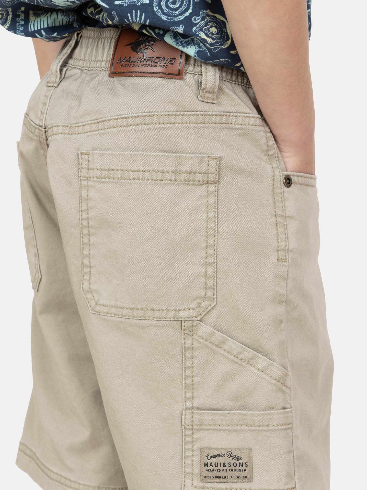 BERMUDA JOGGER VAHOLUX BEIGE INFANTIL MAUI AND SONS - 3