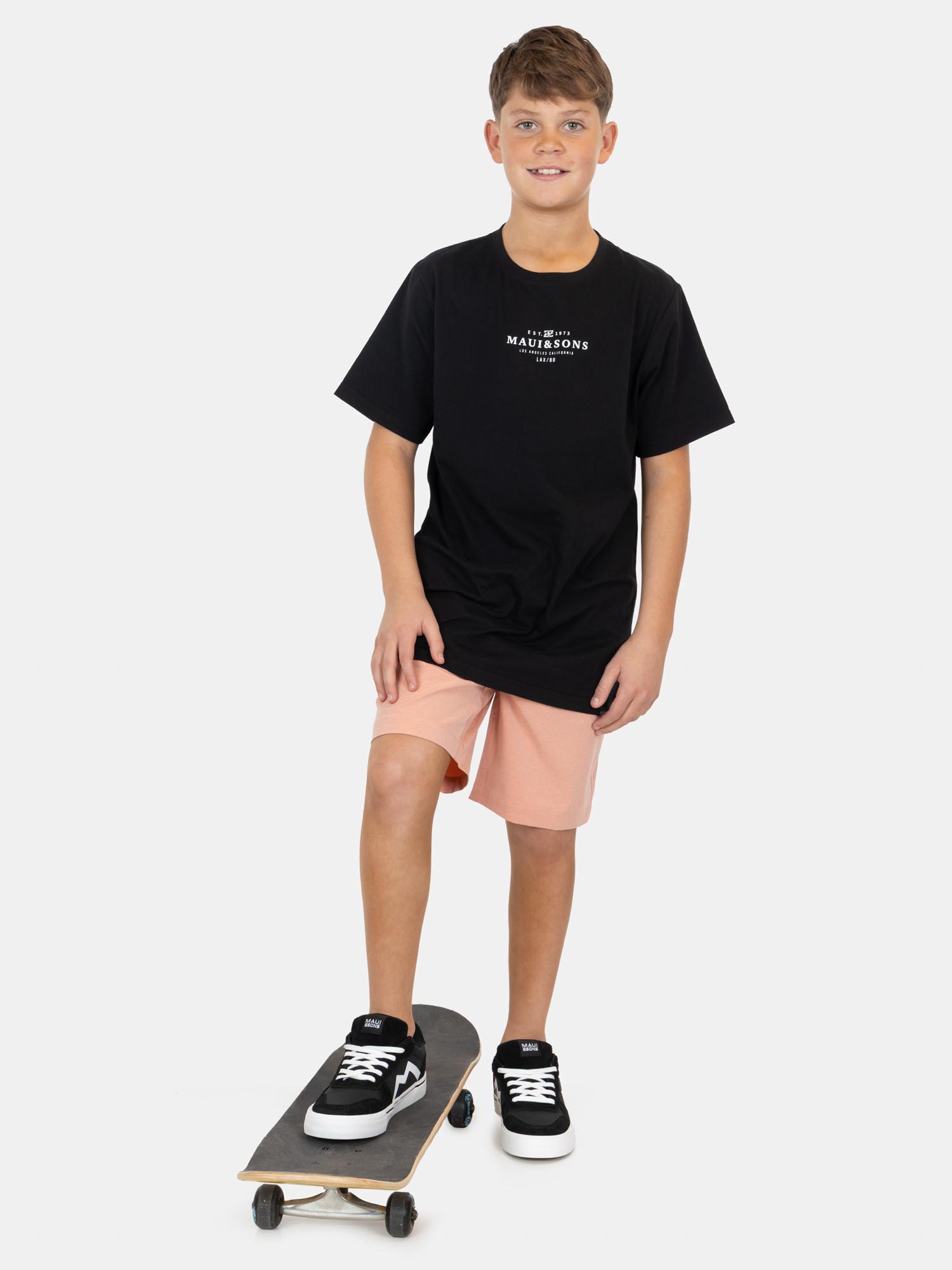 BERMUDA ZEANARA NARANJA INFANTIL MAUI AND SONS - 4