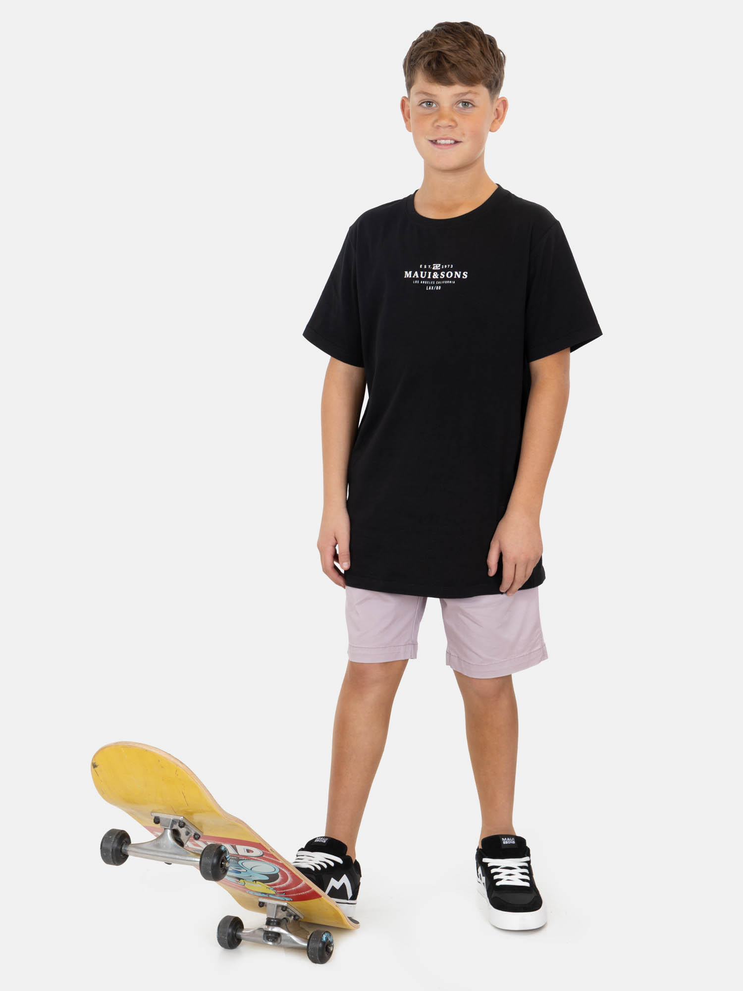 BERMUDA JOGGER CALISCA ROSADO INFANTIL MAUI AND SONS - 4