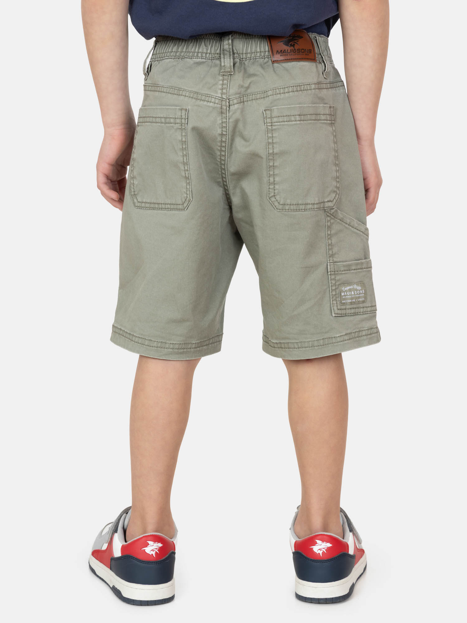 BERMUDA JOGGER VERDE INFANTIL MAUI AND SONS - 2