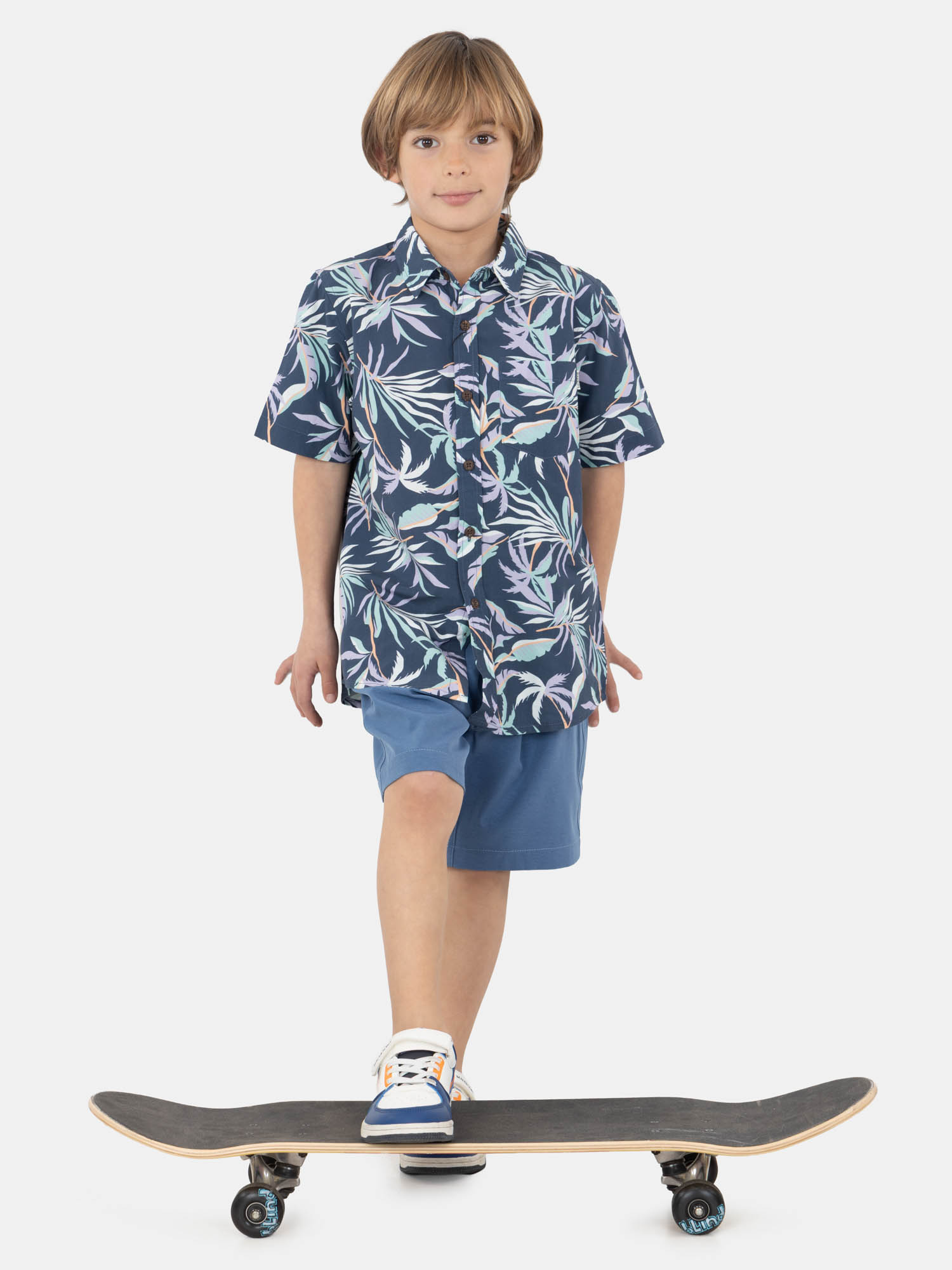 BERMUDA SUNHALE CELESTE INFANTIL MAUI AND SONS - 4