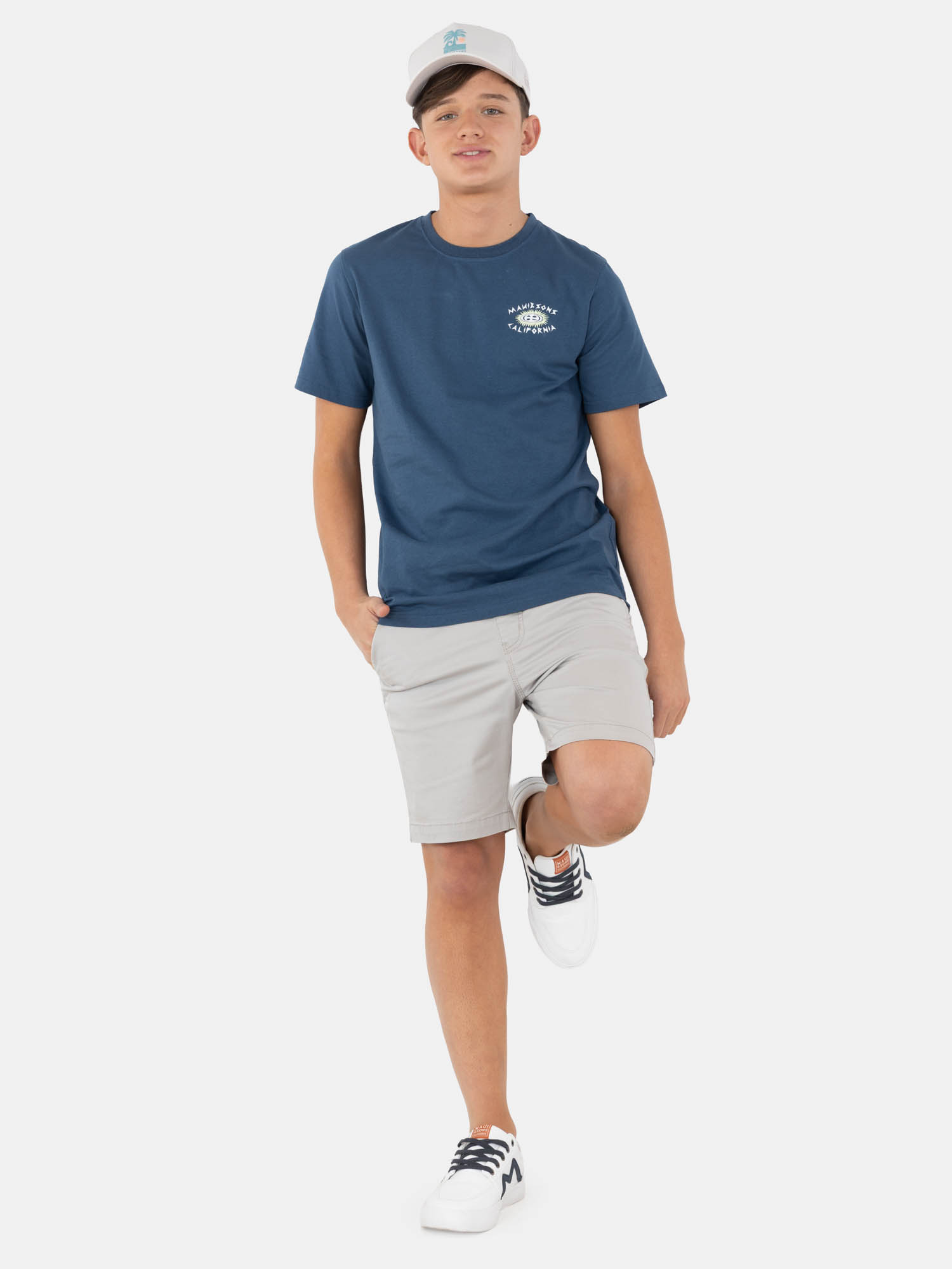 BERMUDA JOGGER CALISCA BEIGE INFANTIL MAUI AND SONS - 4