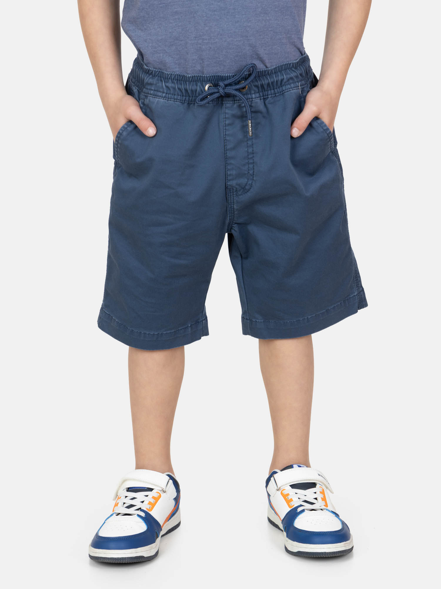BERMUDA JOGGER BRIVIDA CELESTE INFANTIL MAUI AND SONS - 1