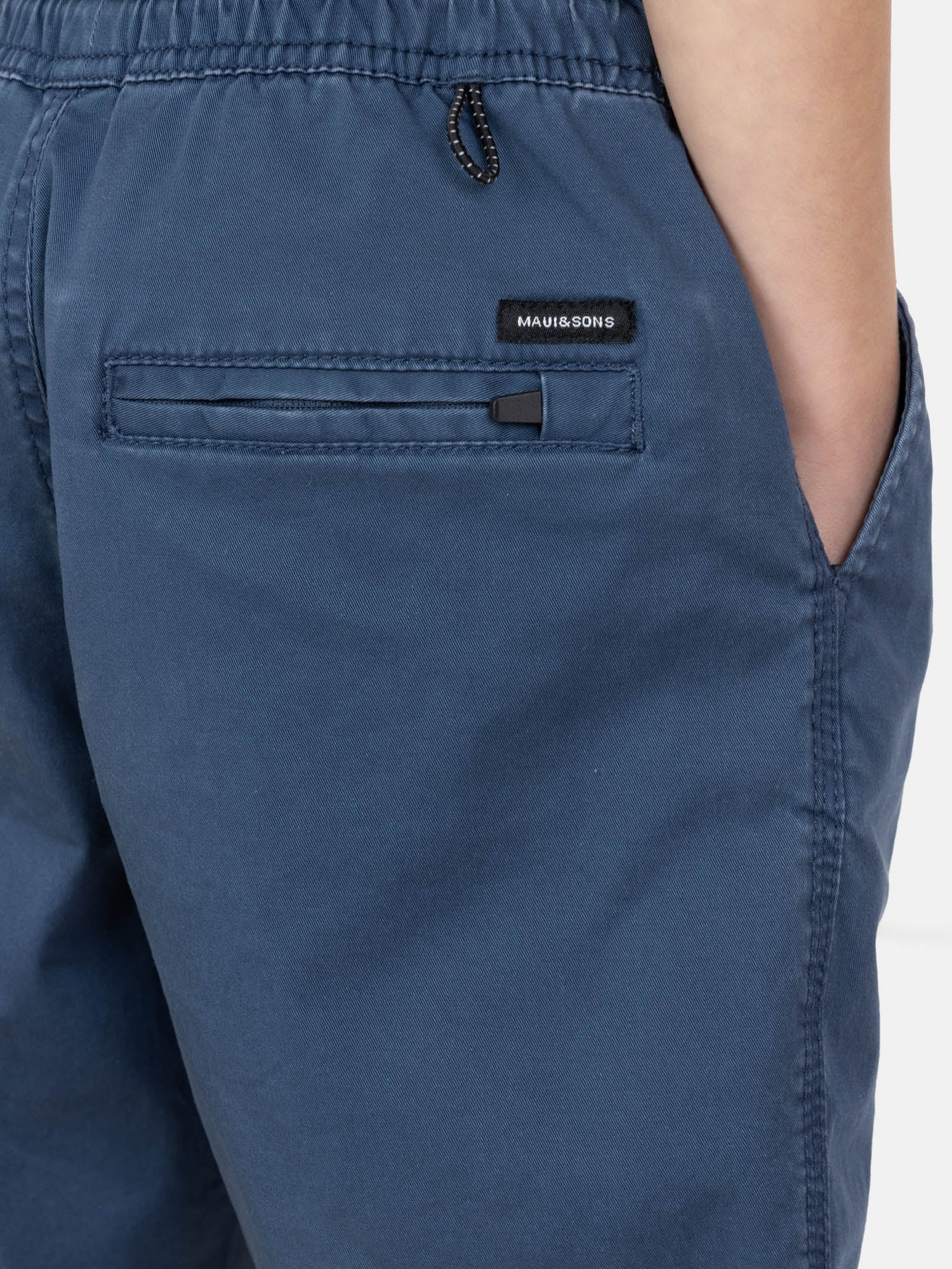 BERMUDA JOGGER BRIVIDA CELESTE INFANTIL MAUI AND SONS - 3