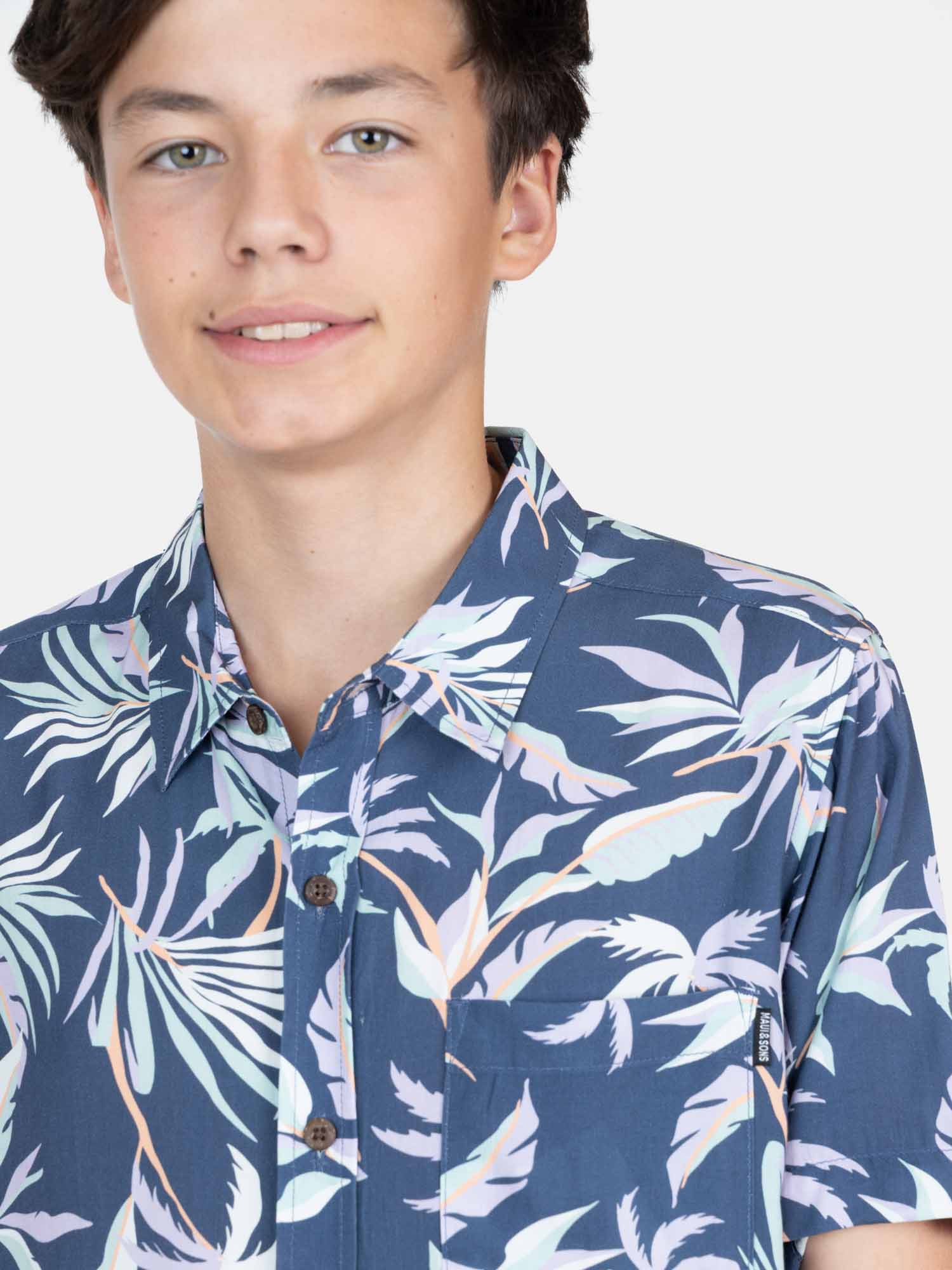 CAMISA MC ZEFLARE MULTICOLOR INFANTIL MAUI AND SONS - 3