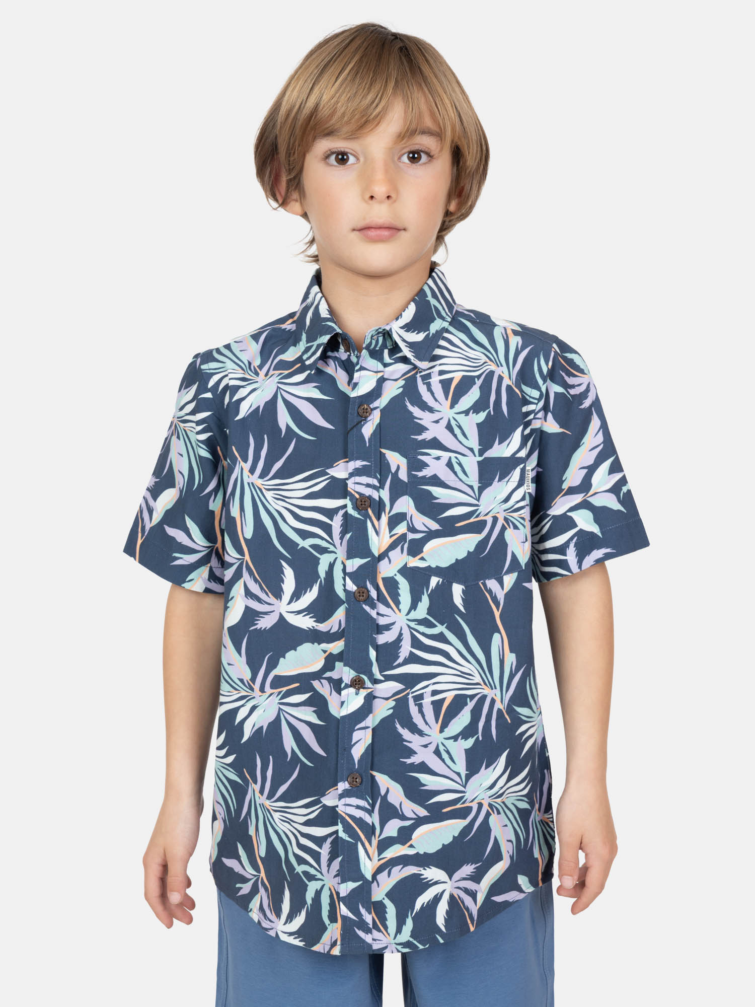 CAMISA MC AQUAIRA MULTICOLOR INFANTIL MAUI AND SONS - 1