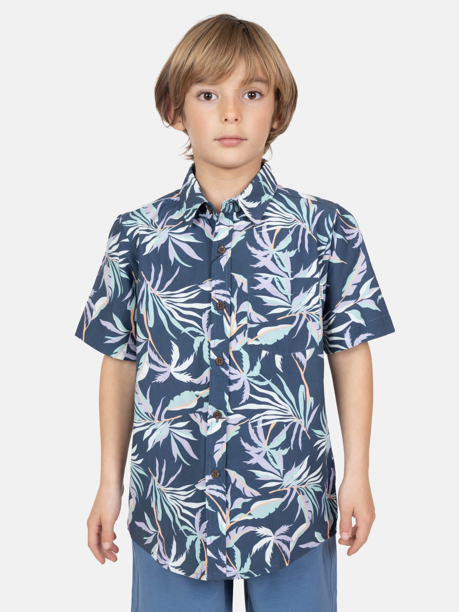 CAMISA MC AQUAIRA MULTICOLOR INFANTIL MAUI AND SONS - 1