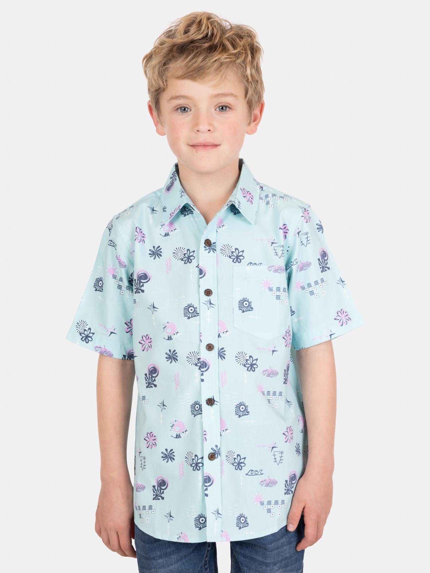 CAMISA MC SURVALE MULTICOLOR INFANTIL MAUI AND SONS - 1