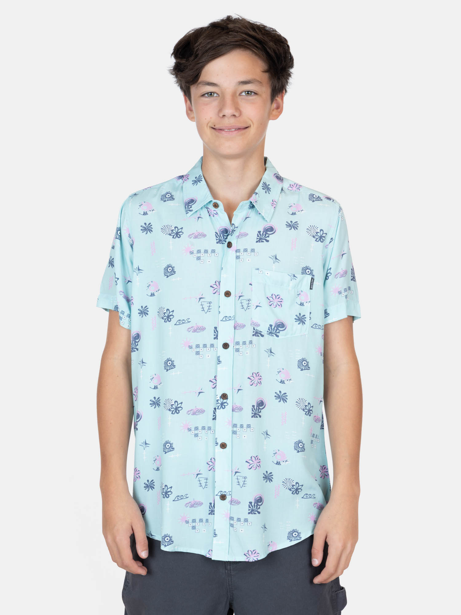CAMISA MC KAHORUN MULTICOLOR INFANTIL MAUI AND SONS - 1