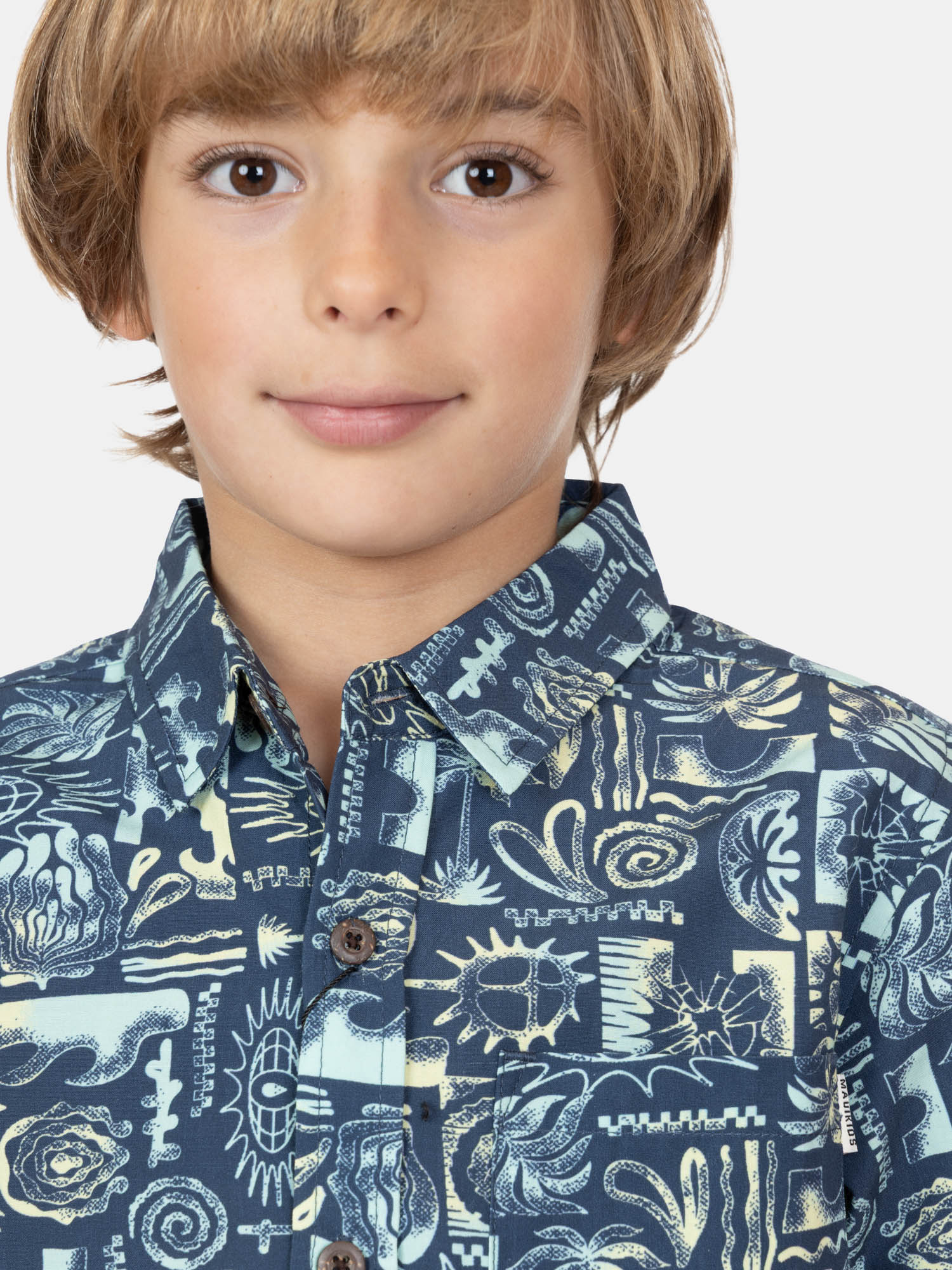 CAMISA MC TROPAVA MULTICOLOR INFANTIL MAUI AND SONS - 3