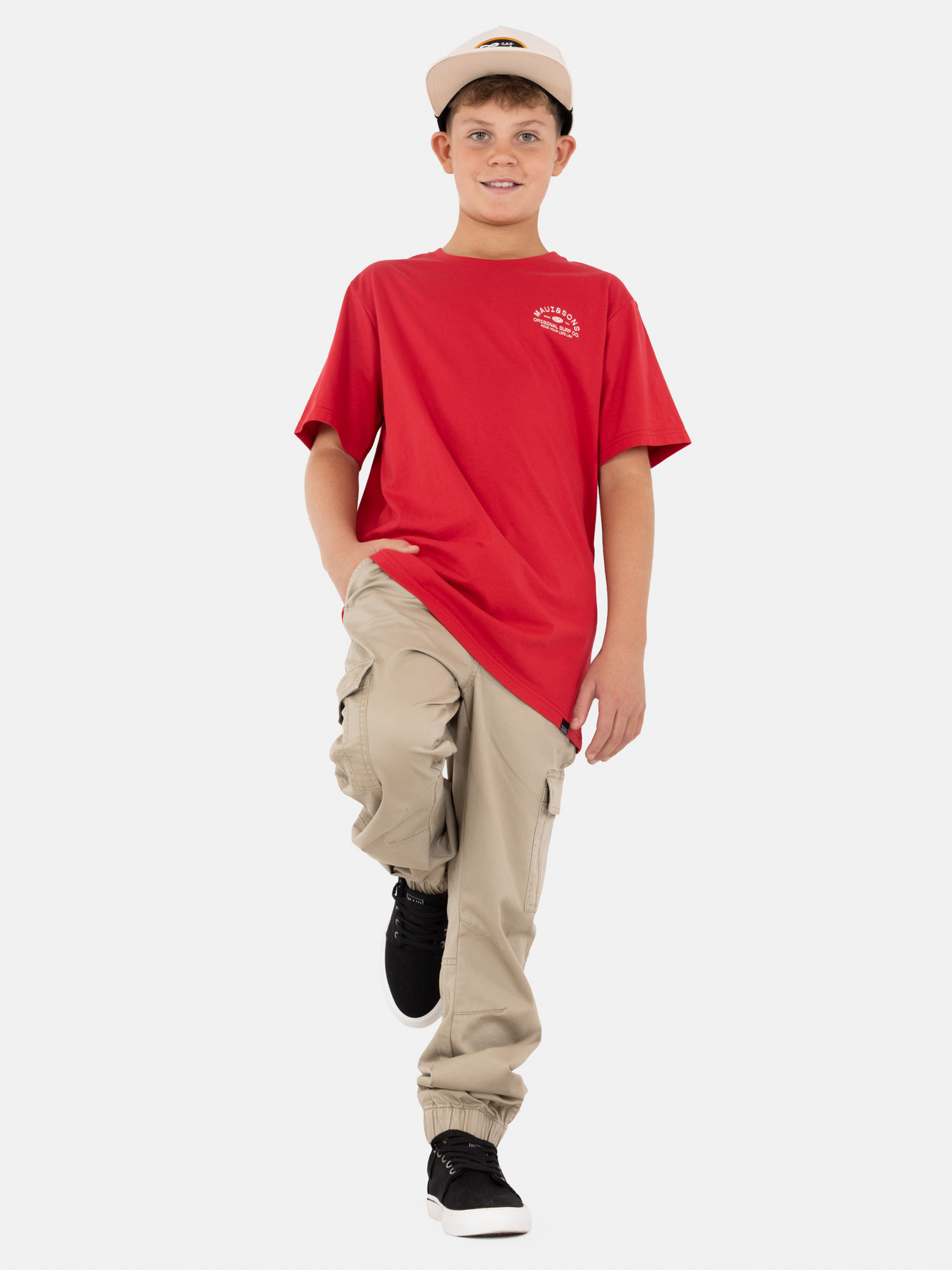 POLERA MC SURFESIA ROJO INFANTIL MAUI AND SONS - 4