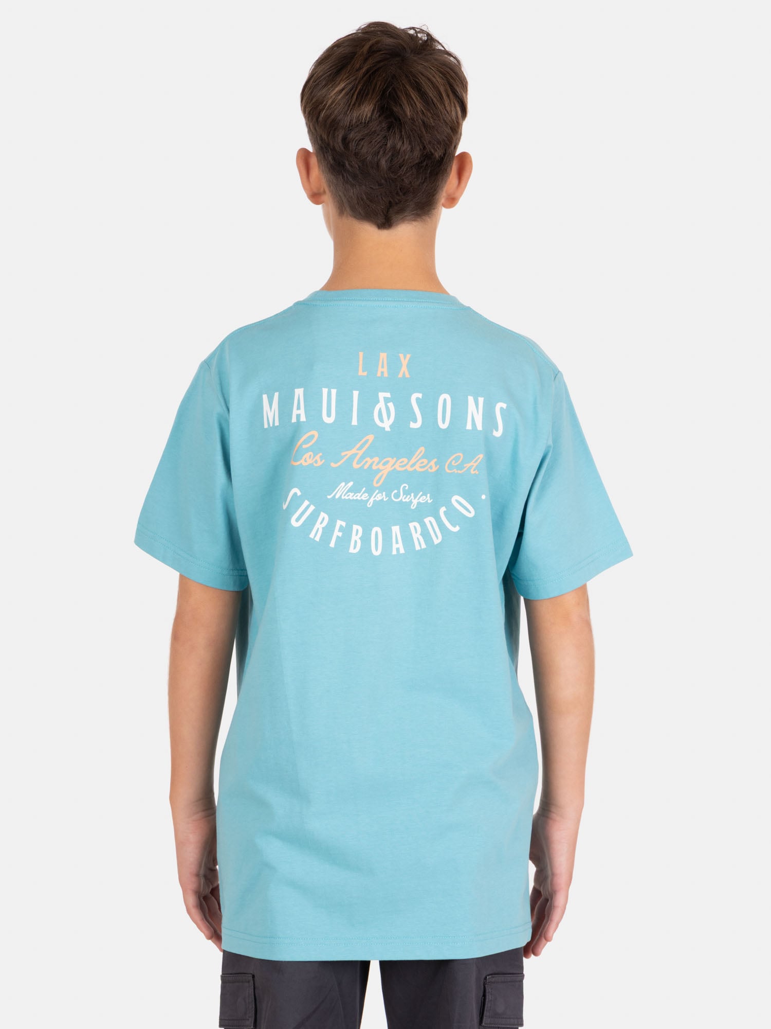 POLERA MC OLATRIBE CELESTE INFANTIL MAUI AND SONS - 2