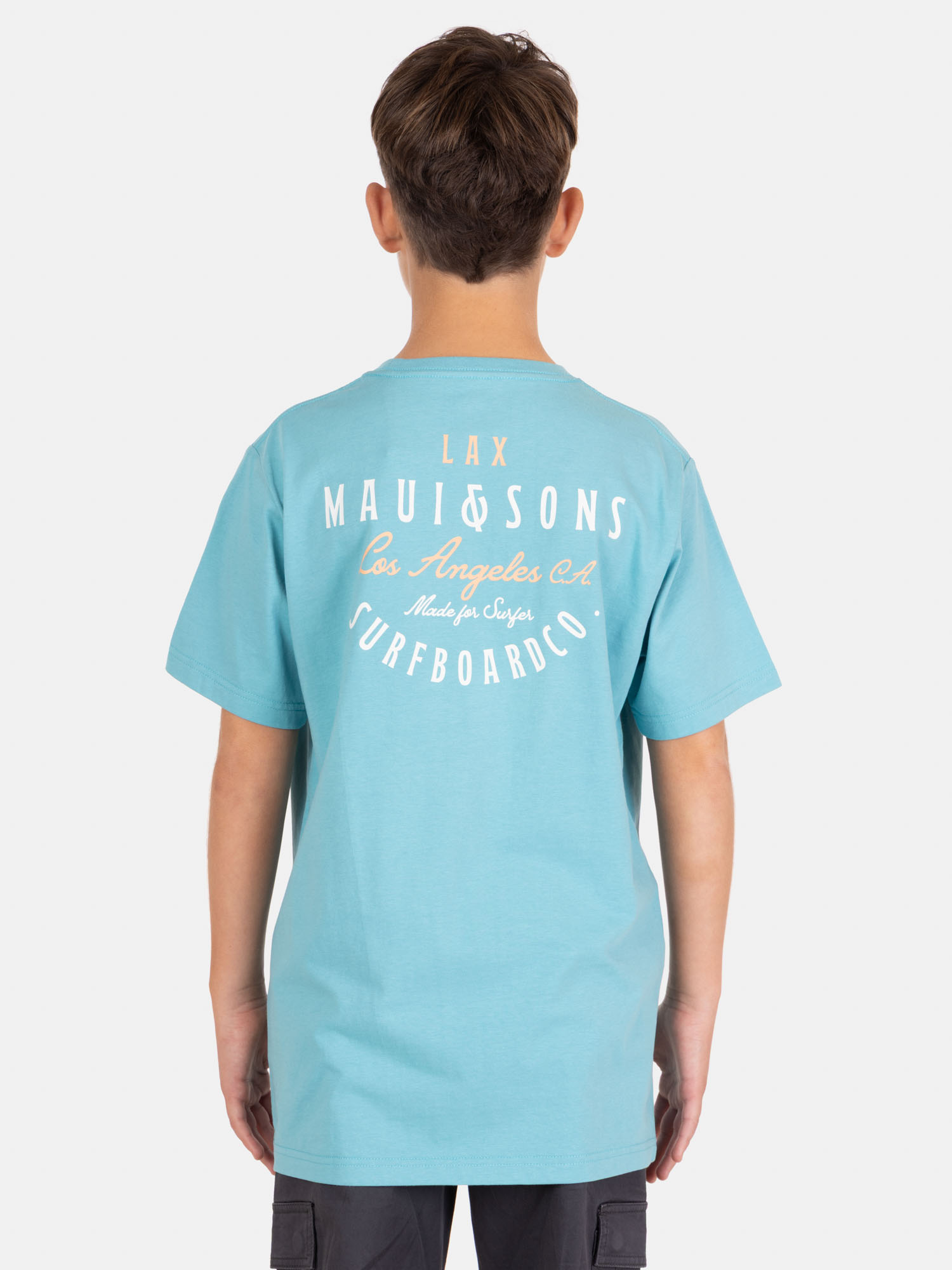 POLERA MC OLATRIBE CELESTE INFANTIL MAUI AND SONS - 2