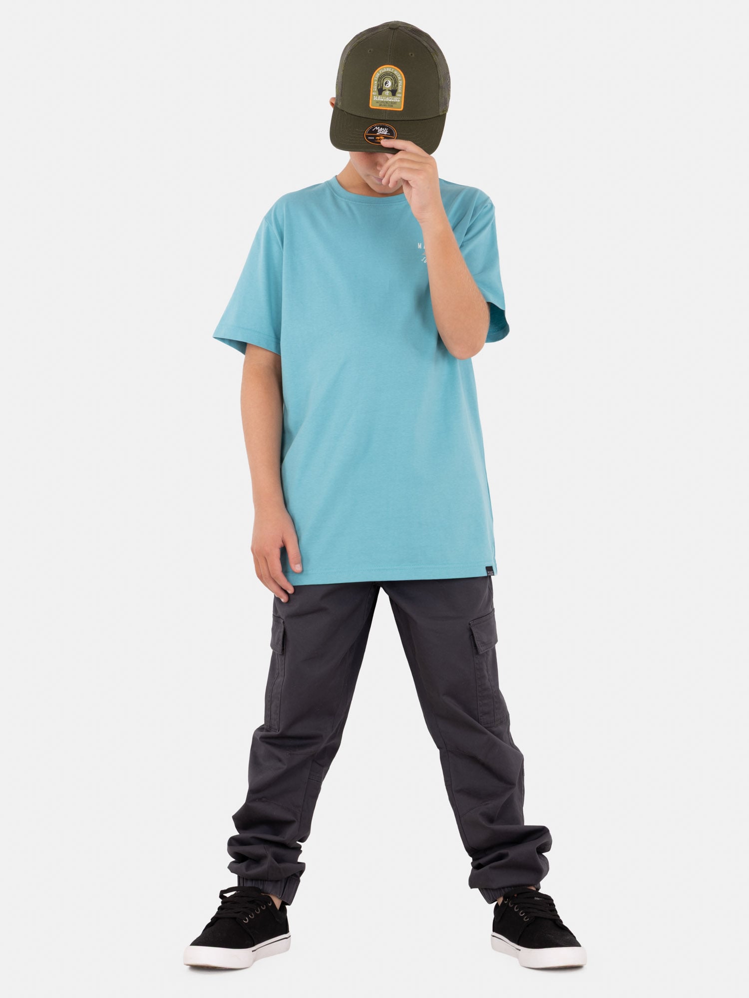 POLERA MC OLATRIBE CELESTE INFANTIL MAUI AND SONS - 4