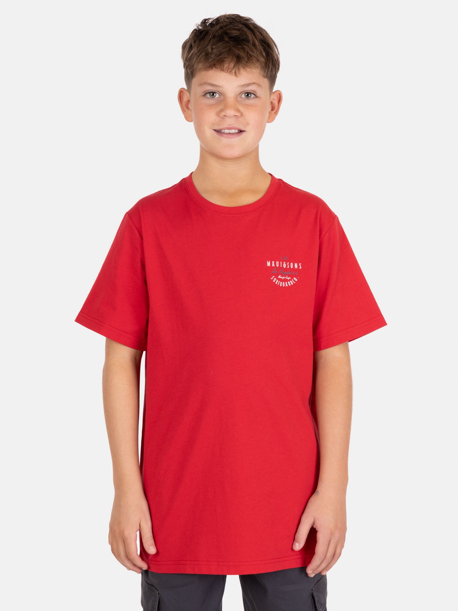 POLERA MC OLATRIBE ROJO INFANTIL MAUI AND SONS - 1