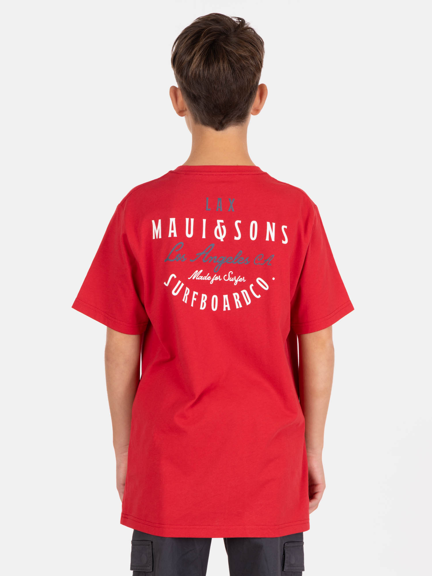 POLERA MC OLATRIBE ROJO INFANTIL MAUI AND SONS - 2