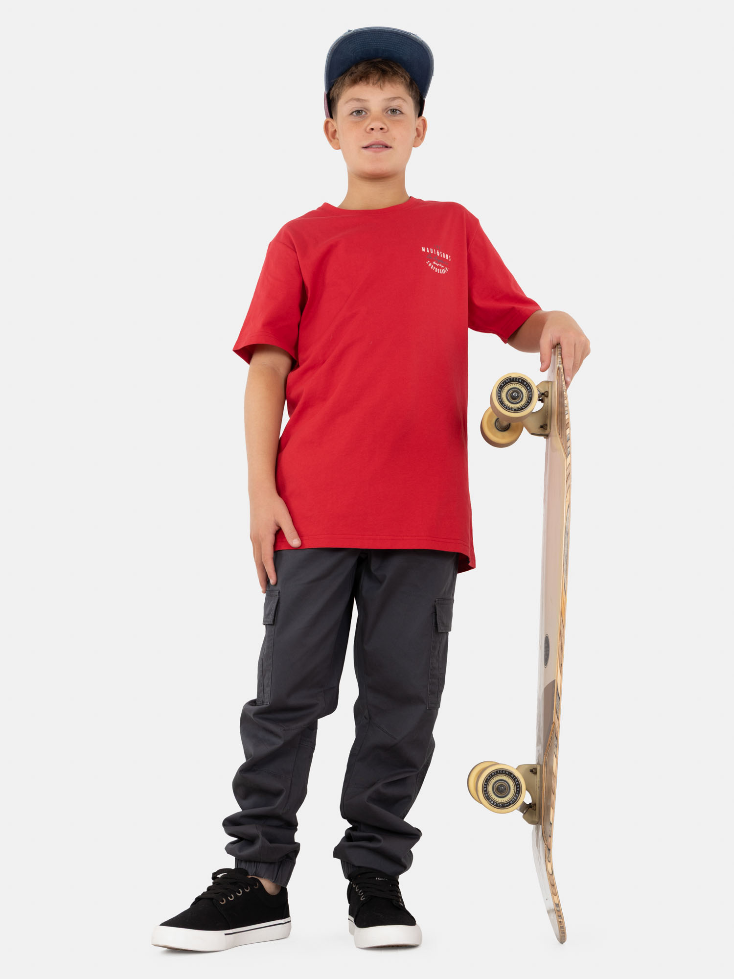 POLERA MC OLATRIBE ROJO INFANTIL MAUI AND SONS - 4