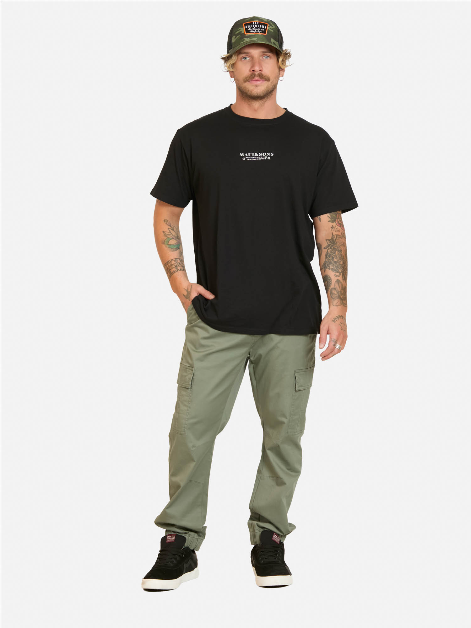 PANTALON JOGGER SOLANA VERDE HOMBRE MAUI AND SONS - 4