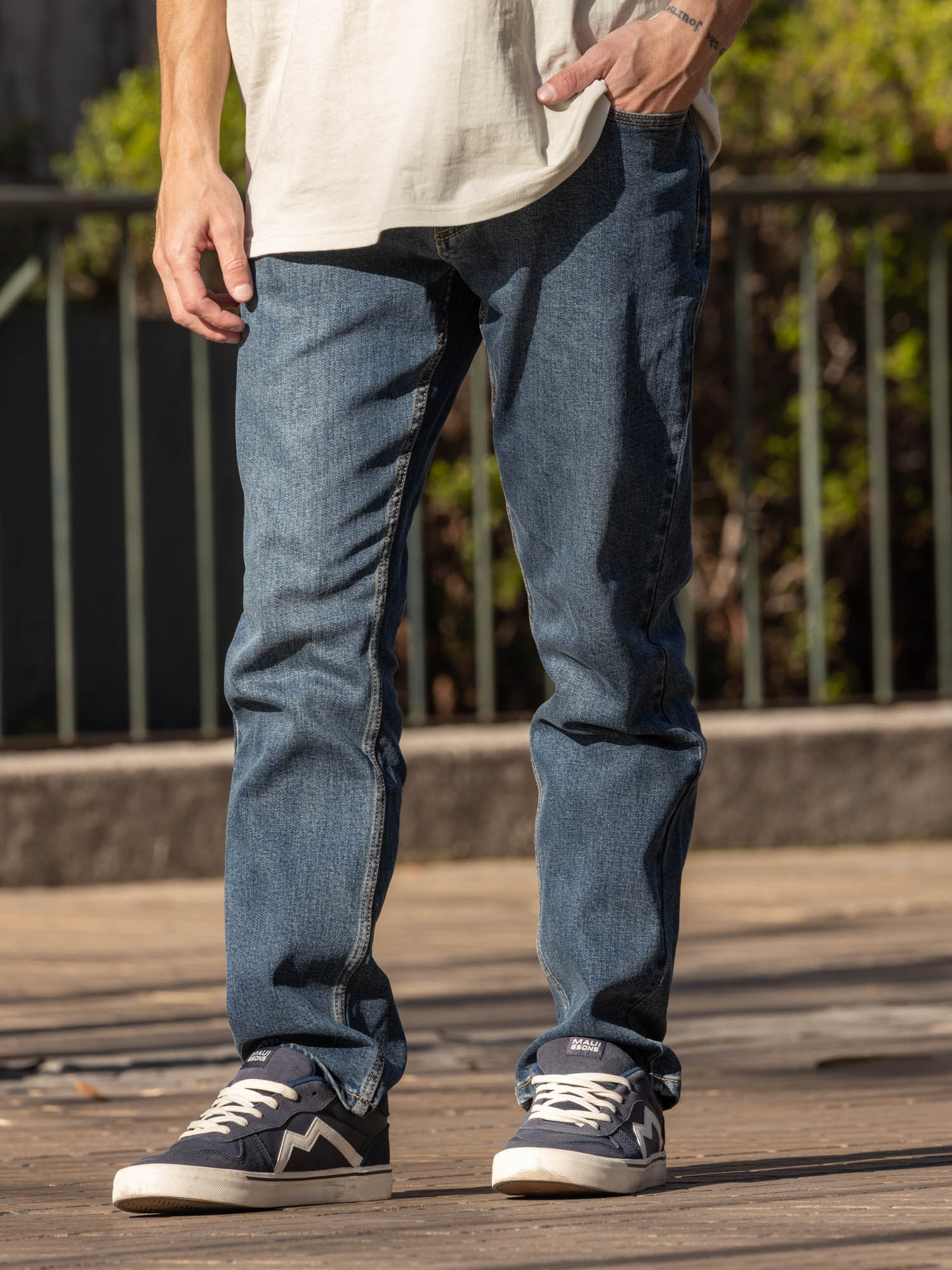 JEANS LEILANI AZUL HOMBRE MAUI AND SONS - 1