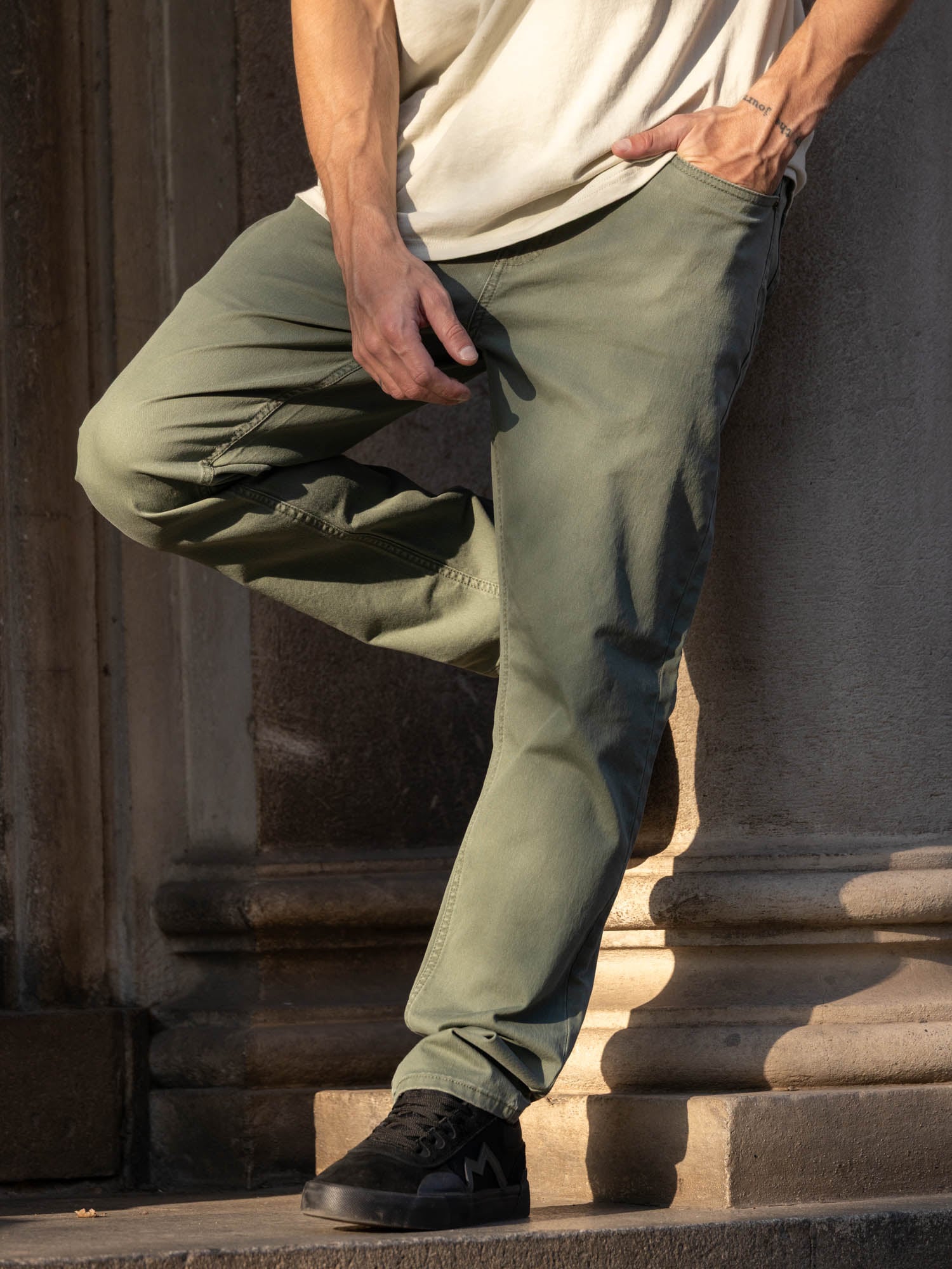 PANTALON RIPTIDE VERDE HOMBRE MAUI AND SONS - 1