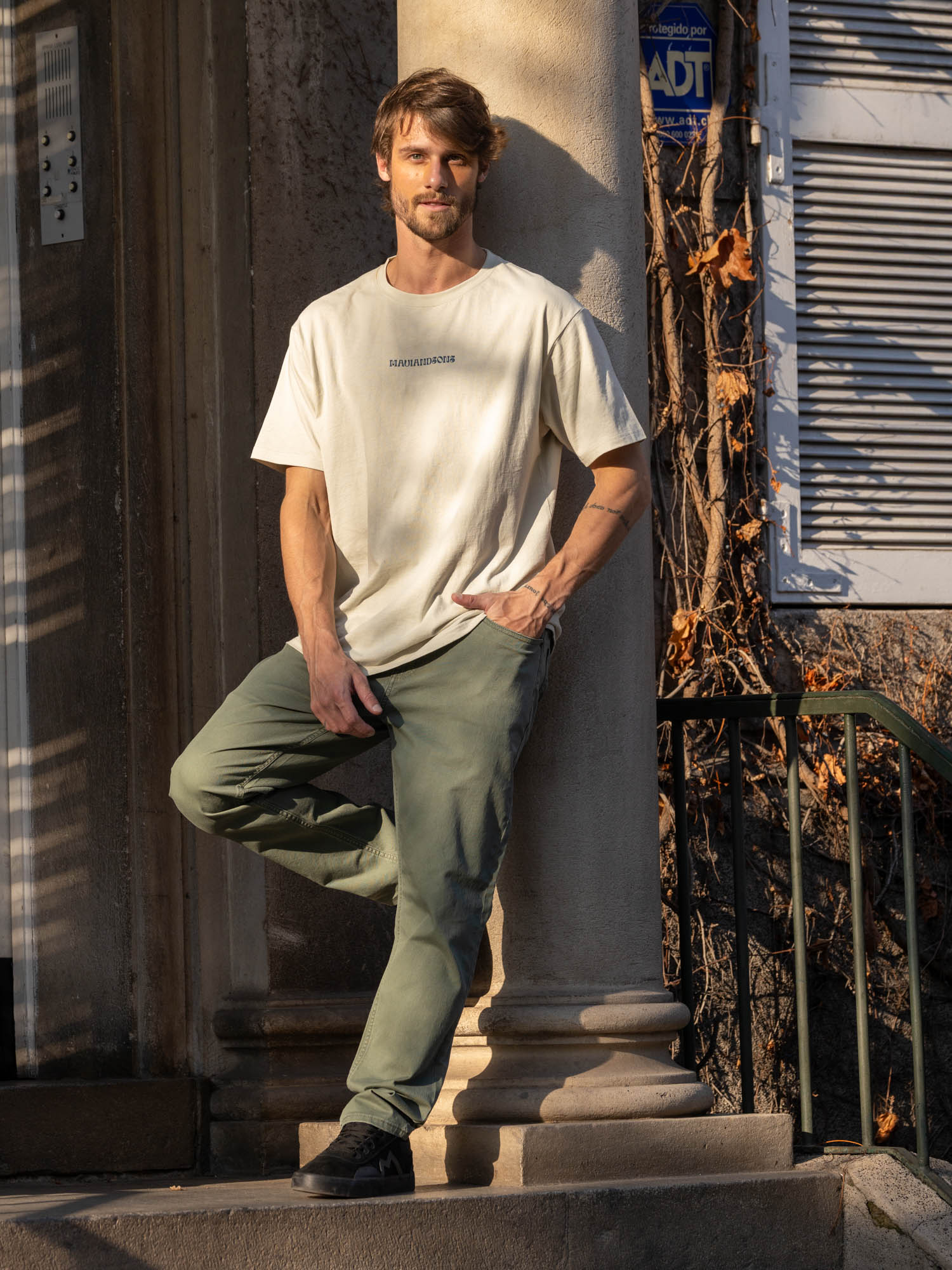 PANTALON RIPTIDE VERDE HOMBRE MAUI AND SONS - 2