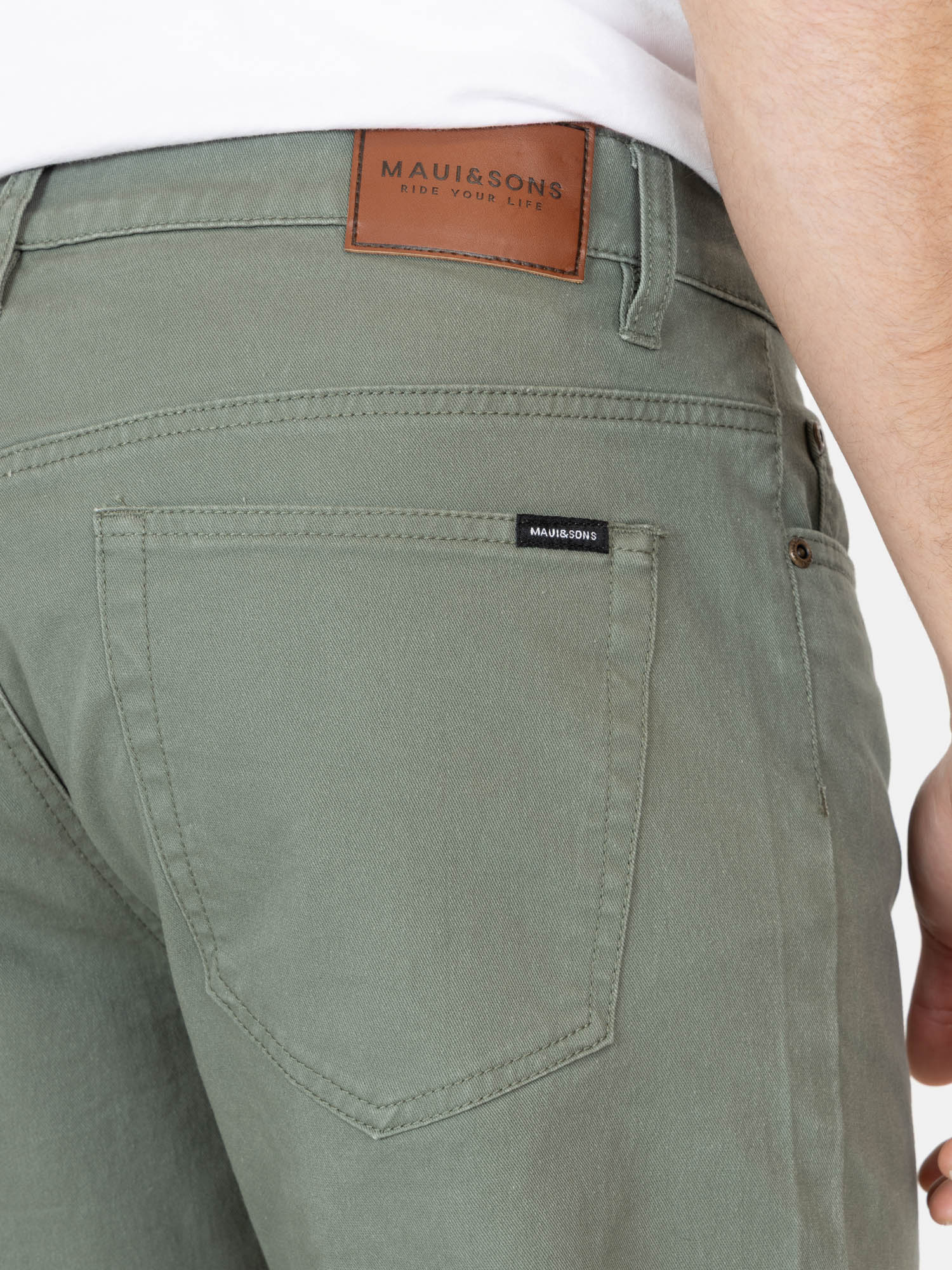 PANTALON RIPTIDE VERDE HOMBRE MAUI AND SONS - 5