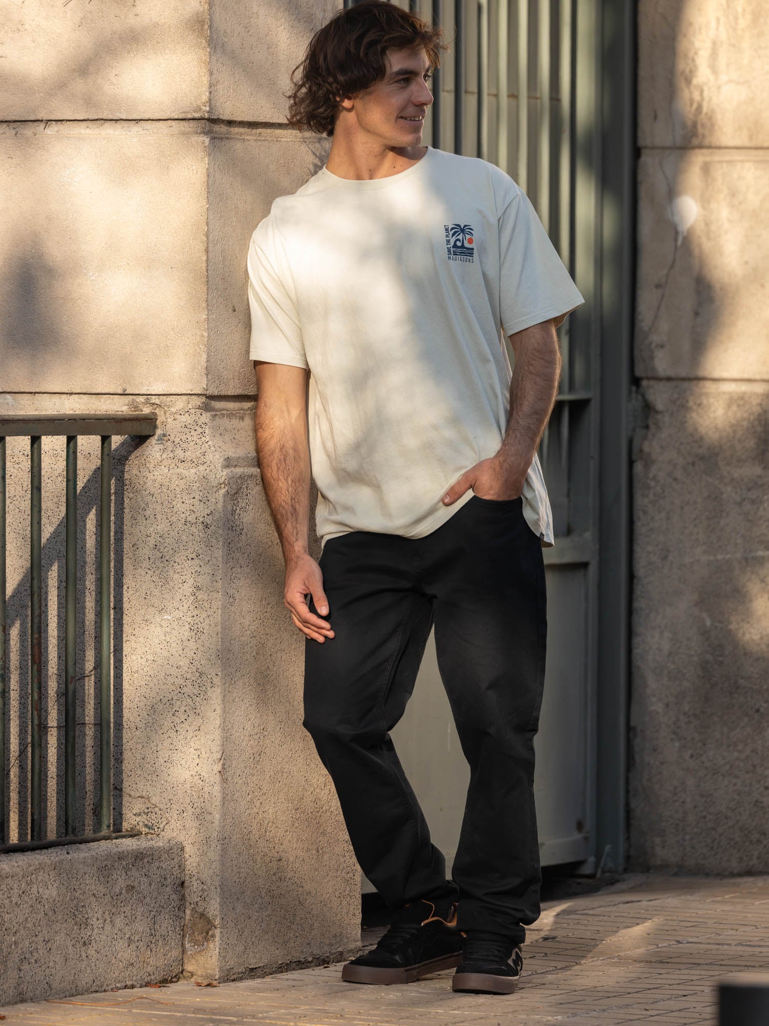 PANTALON RIPTIDE NEGRO HOMBRE MAUI AND SONS - 1