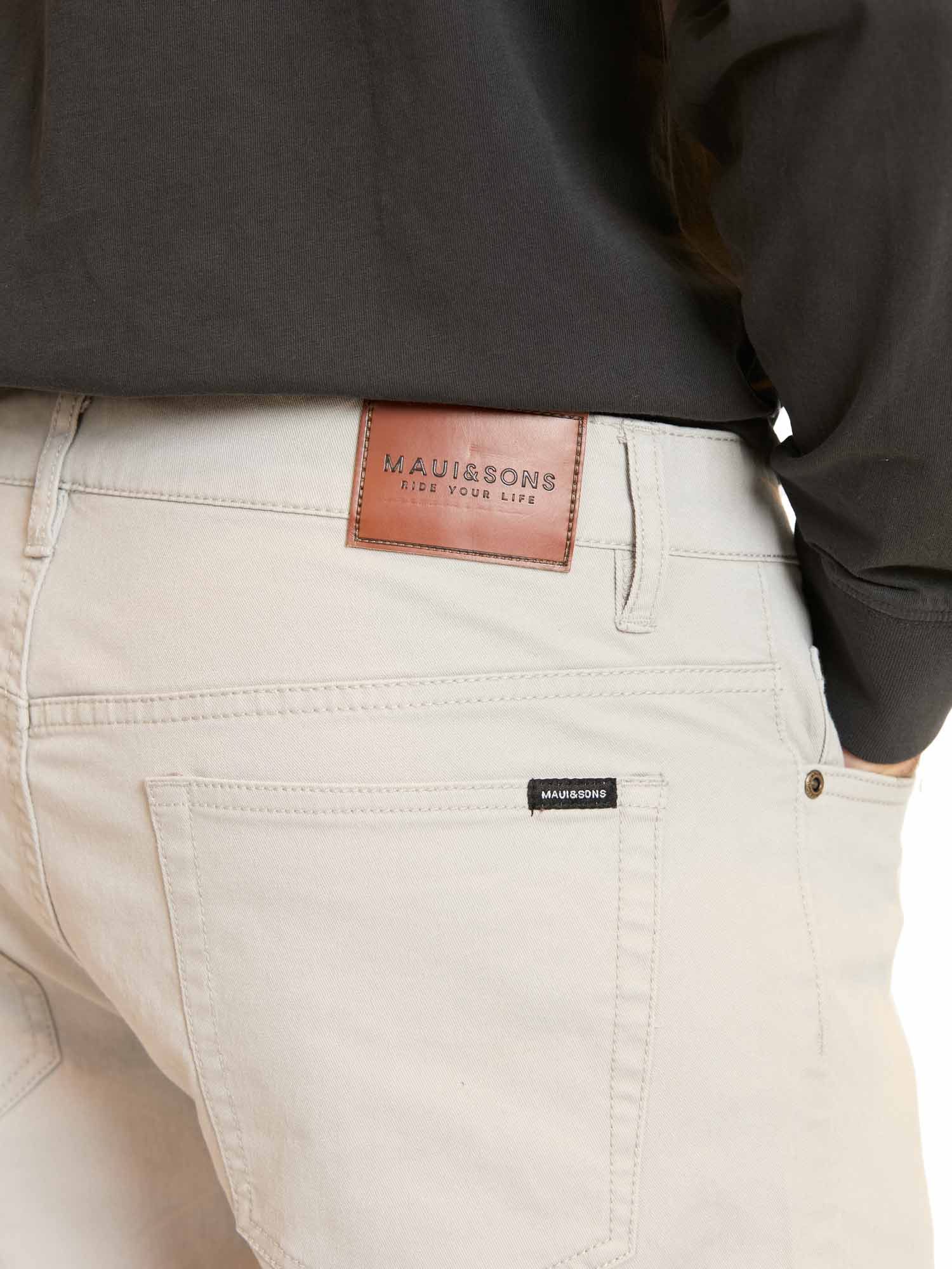PANTALON RIPTIDE BEIGE HOMBRE MAUI AND SONS - 5