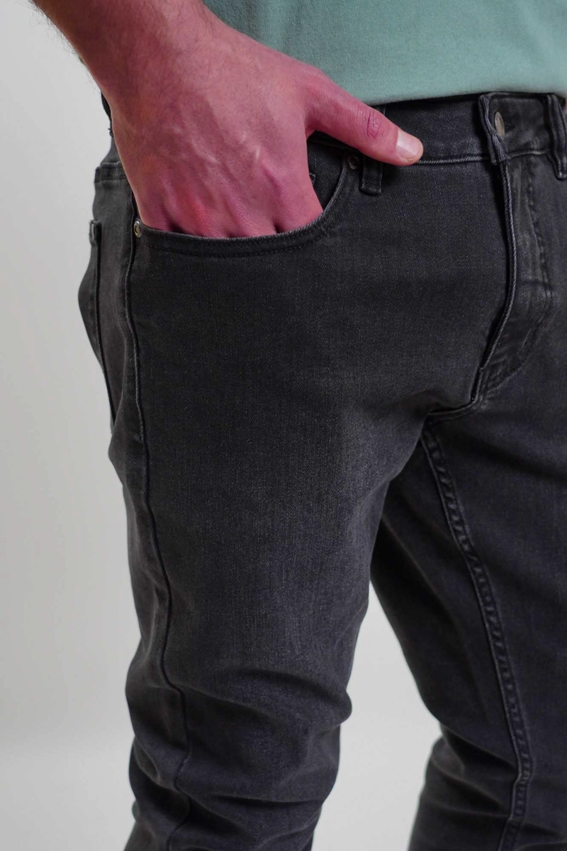 JEANS KEAHI NEGRO HOMBRE MAUI AND SONS - 5