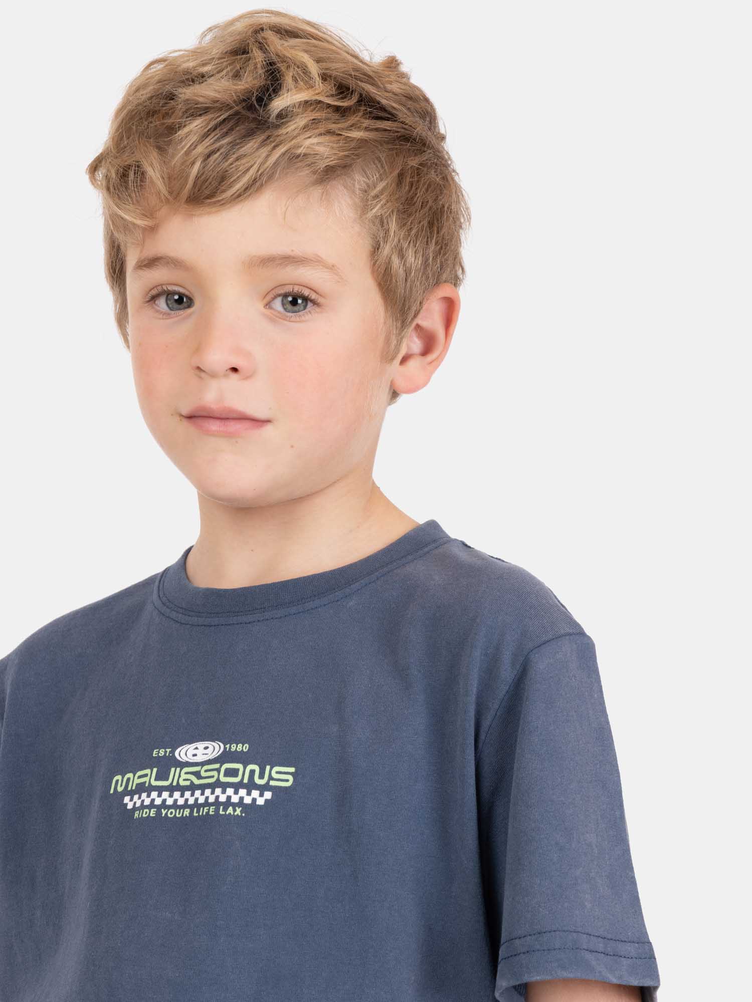 POLERA MC ISLAFLOW AZUL INFANTIL MAUI AND SONS - 3